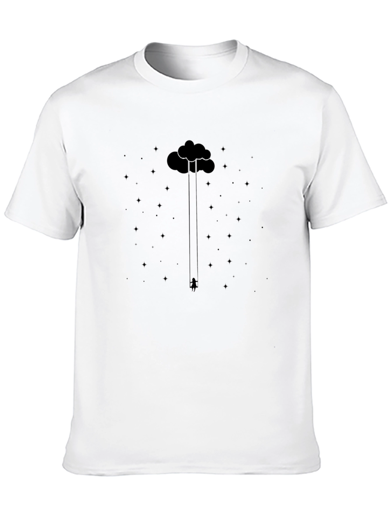 Cloud Climber Graphic Tee - Soft Black T-Shirt