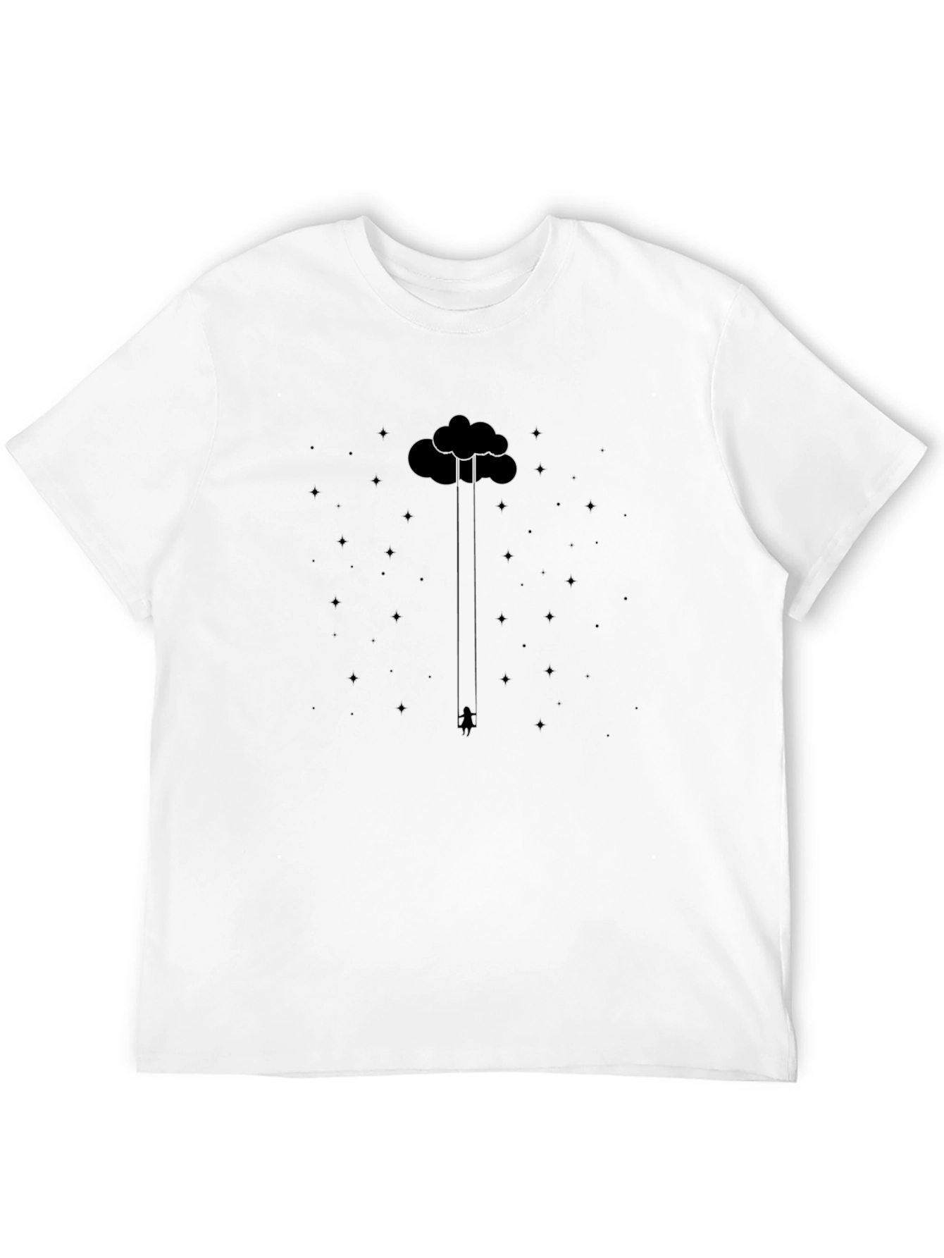 Cloud Climber Graphic Tee - Soft Black T-Shirt