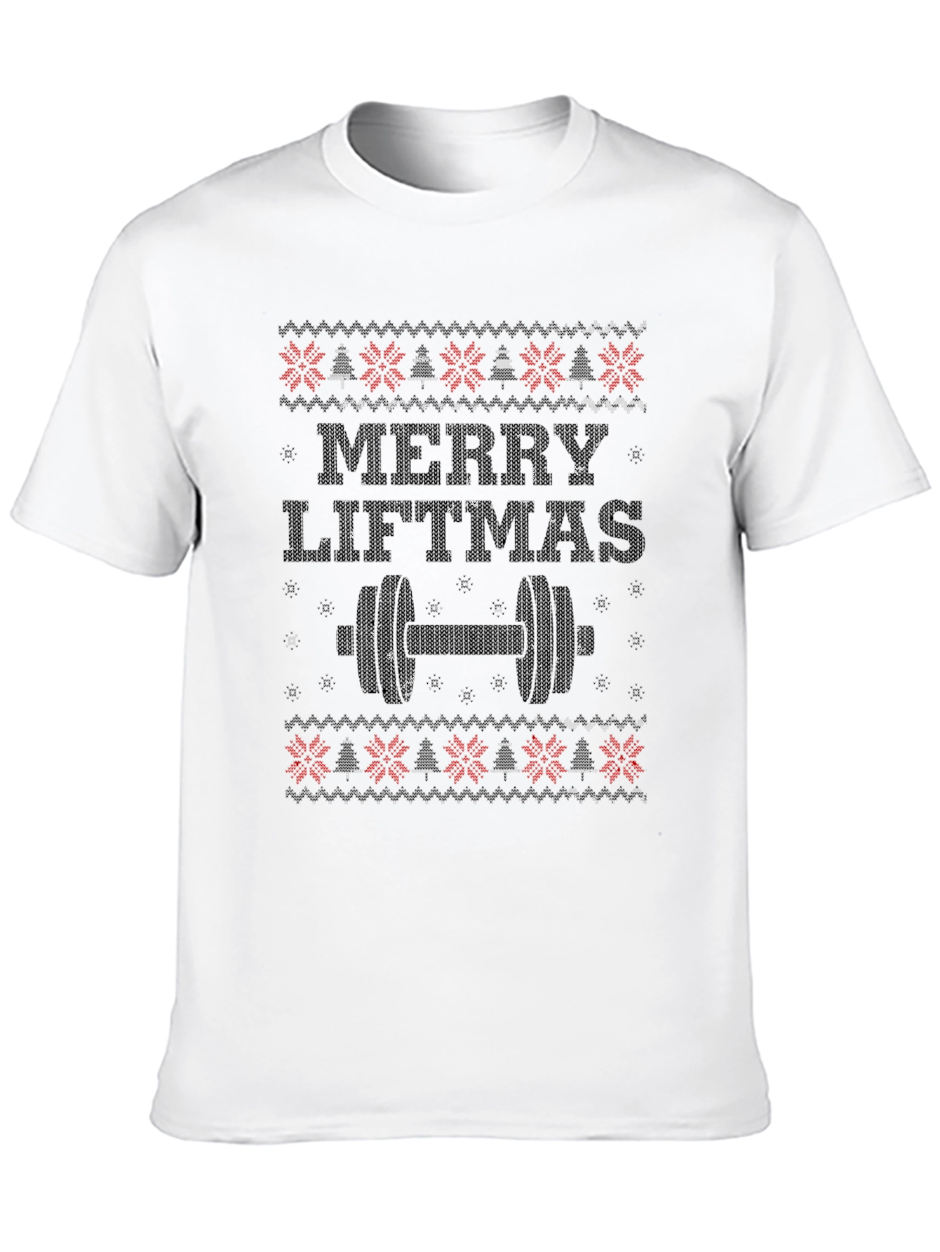 Merry Liftmas Black T-Shirt