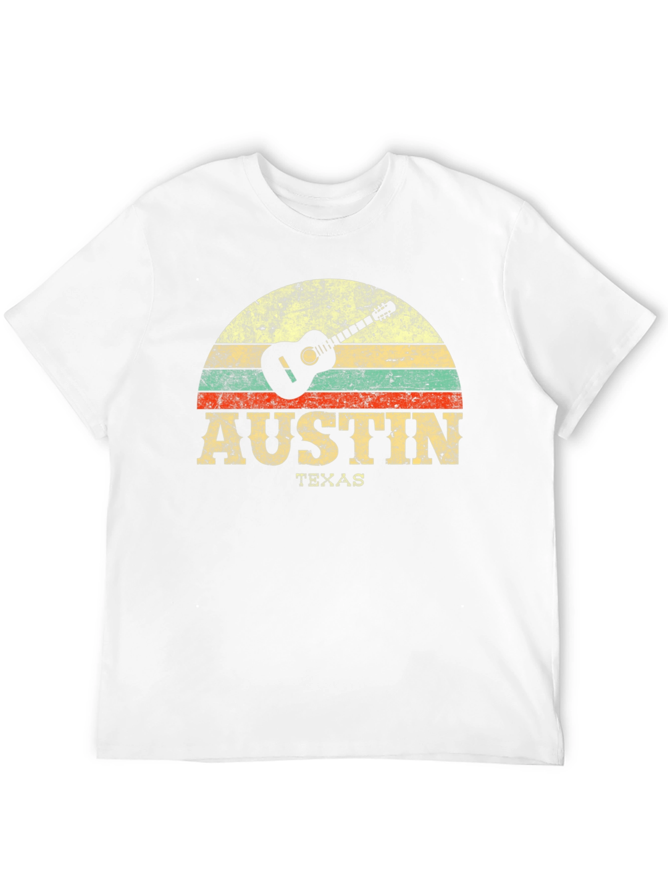 Austin Texas Guitar Graphic Tee
