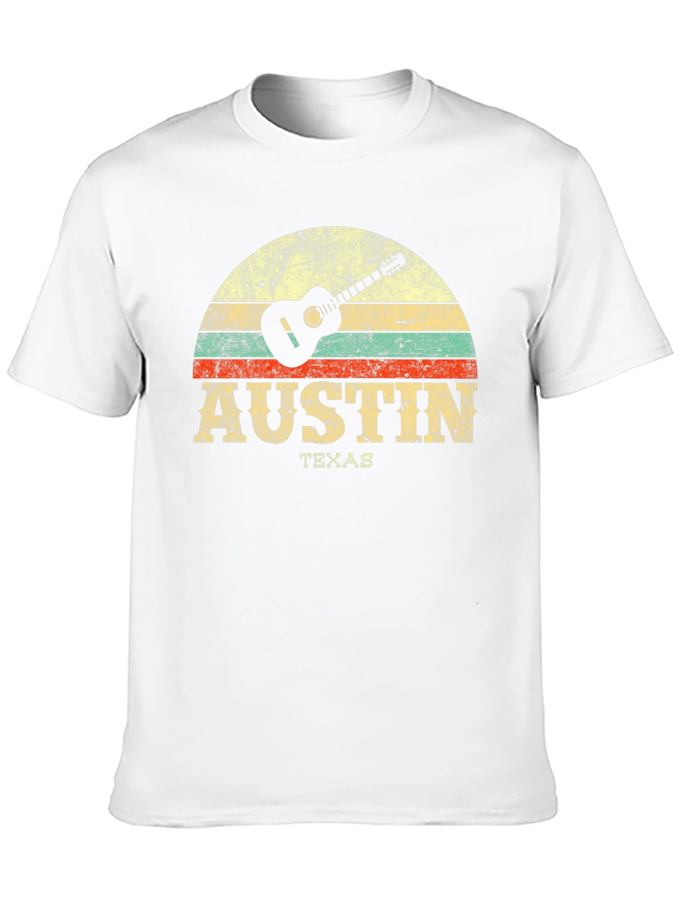Austin Texas Guitar Graphic Tee