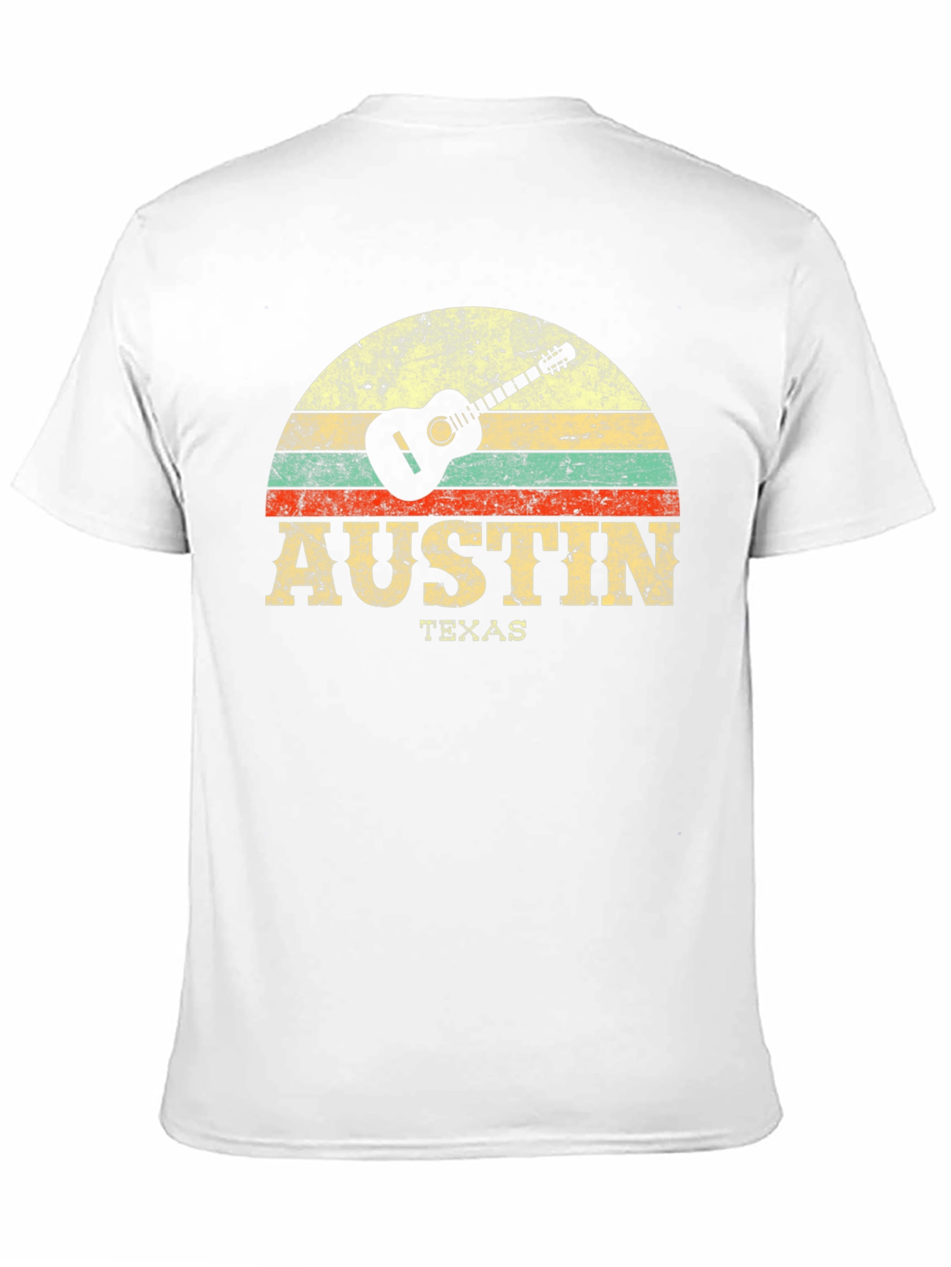 Austin Texas Guitar Graphic Tee