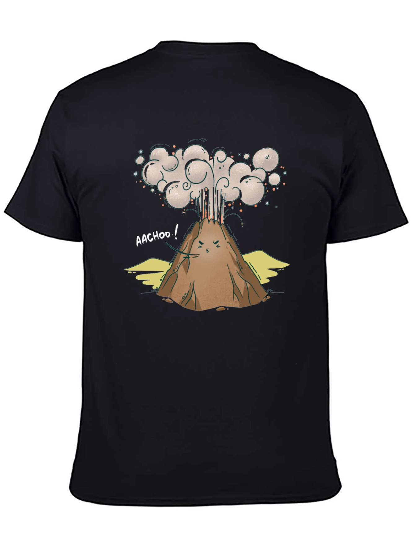 Volcano AACHOO! Graphic T-Shirt - Unique Design