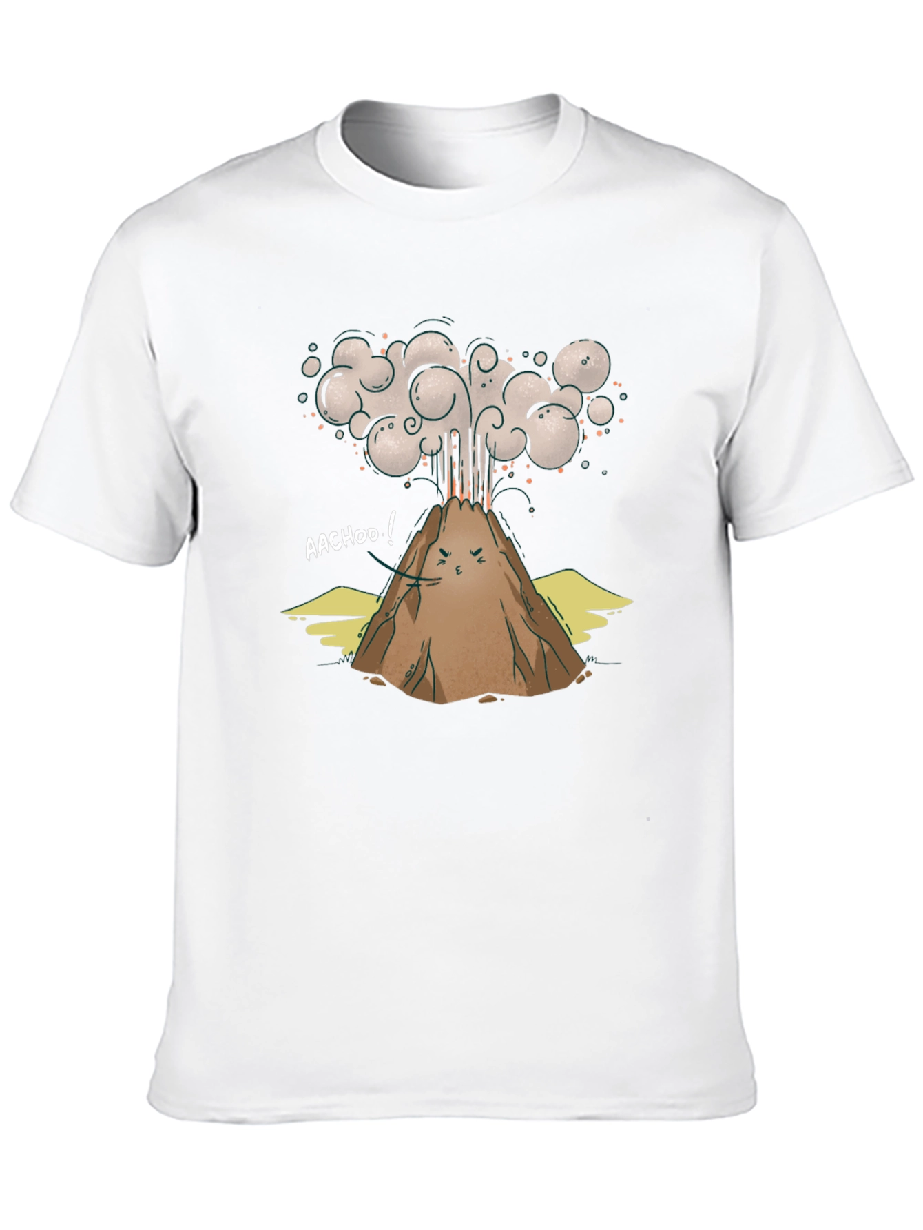Volcano AACHOO! Graphic T-Shirt - Unique Design