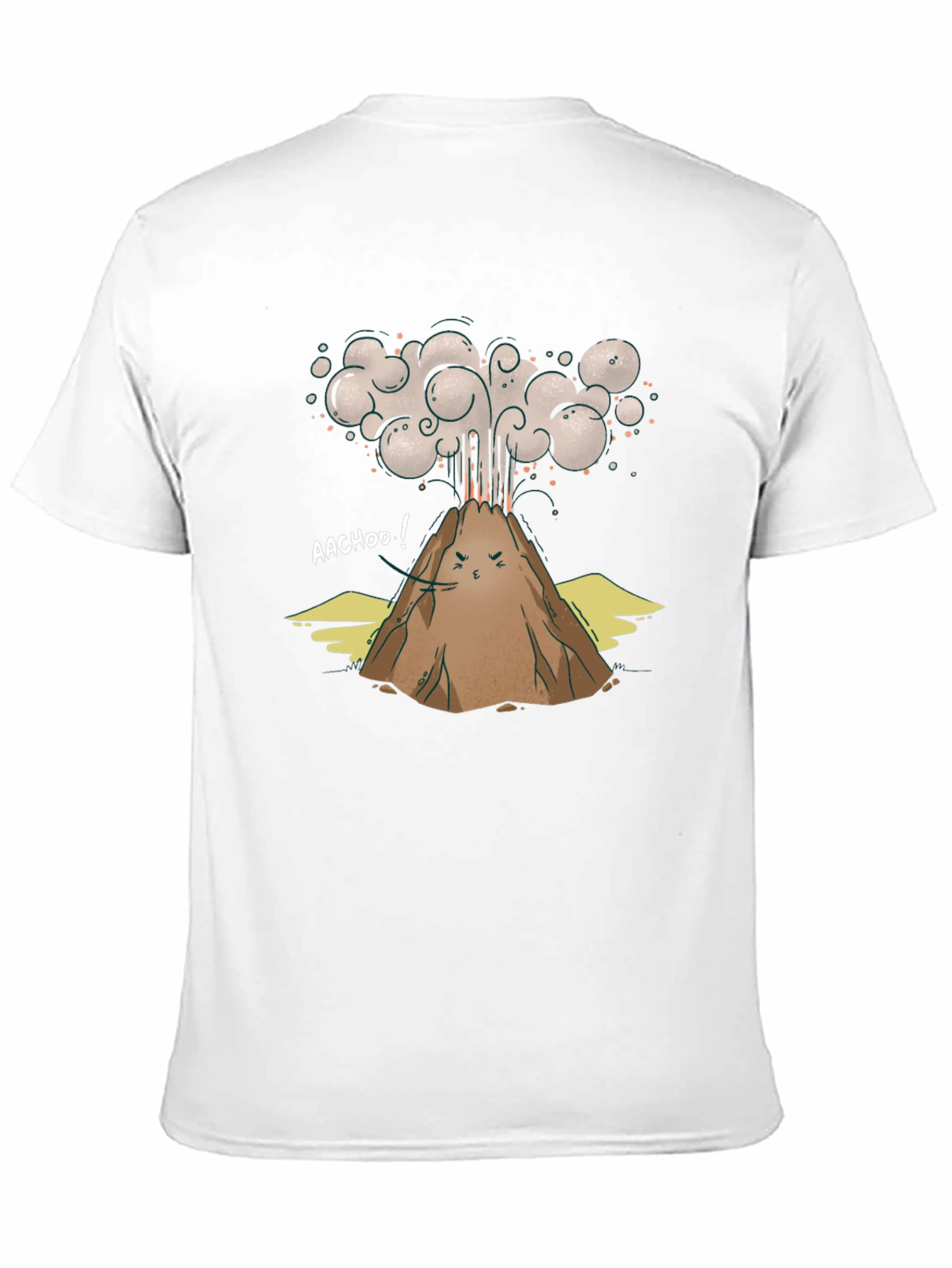 Volcano AACHOO! Graphic T-Shirt - Unique Design