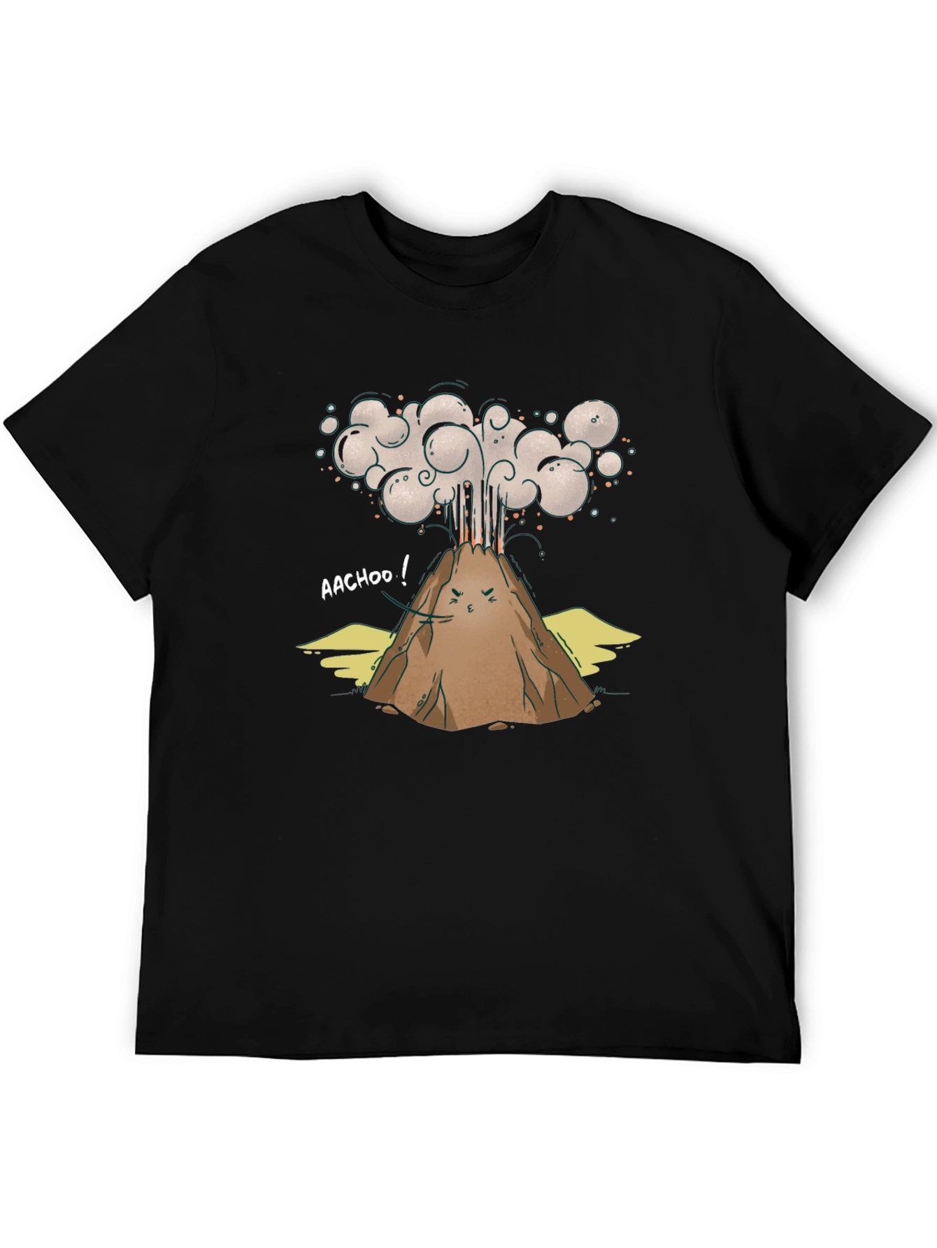 Volcano AACHOO! Graphic T-Shirt - Unique Design