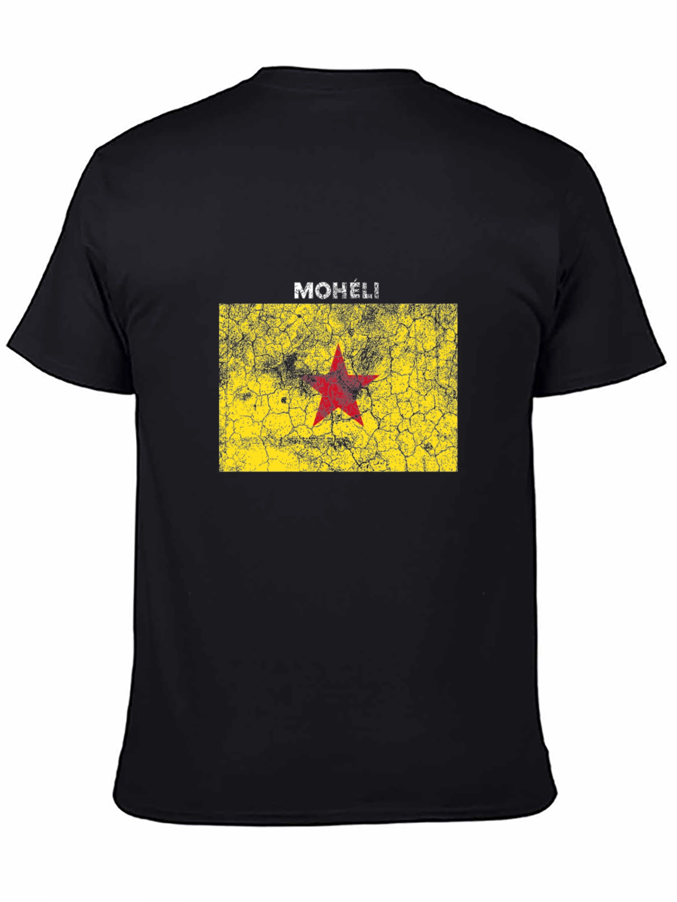 Moheli Flag Graphic Tee - Black