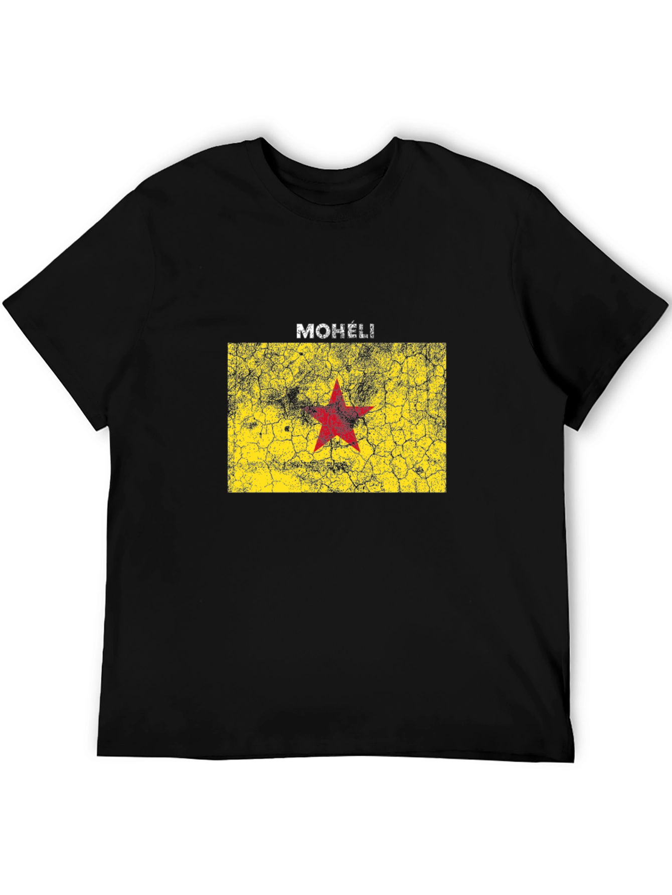 Moheli Flag Graphic Tee - Black