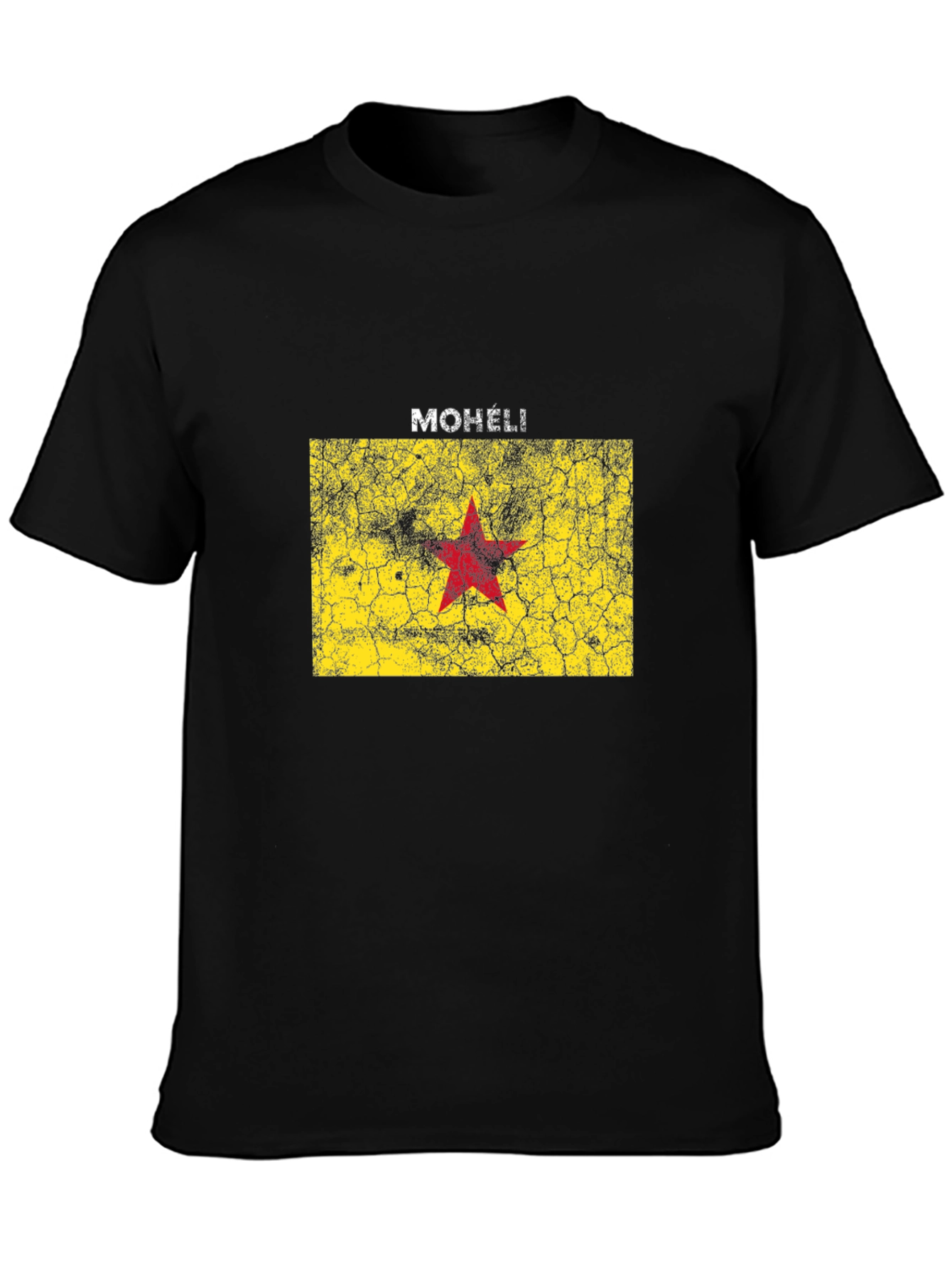 Moheli Flag Graphic Tee - Black
