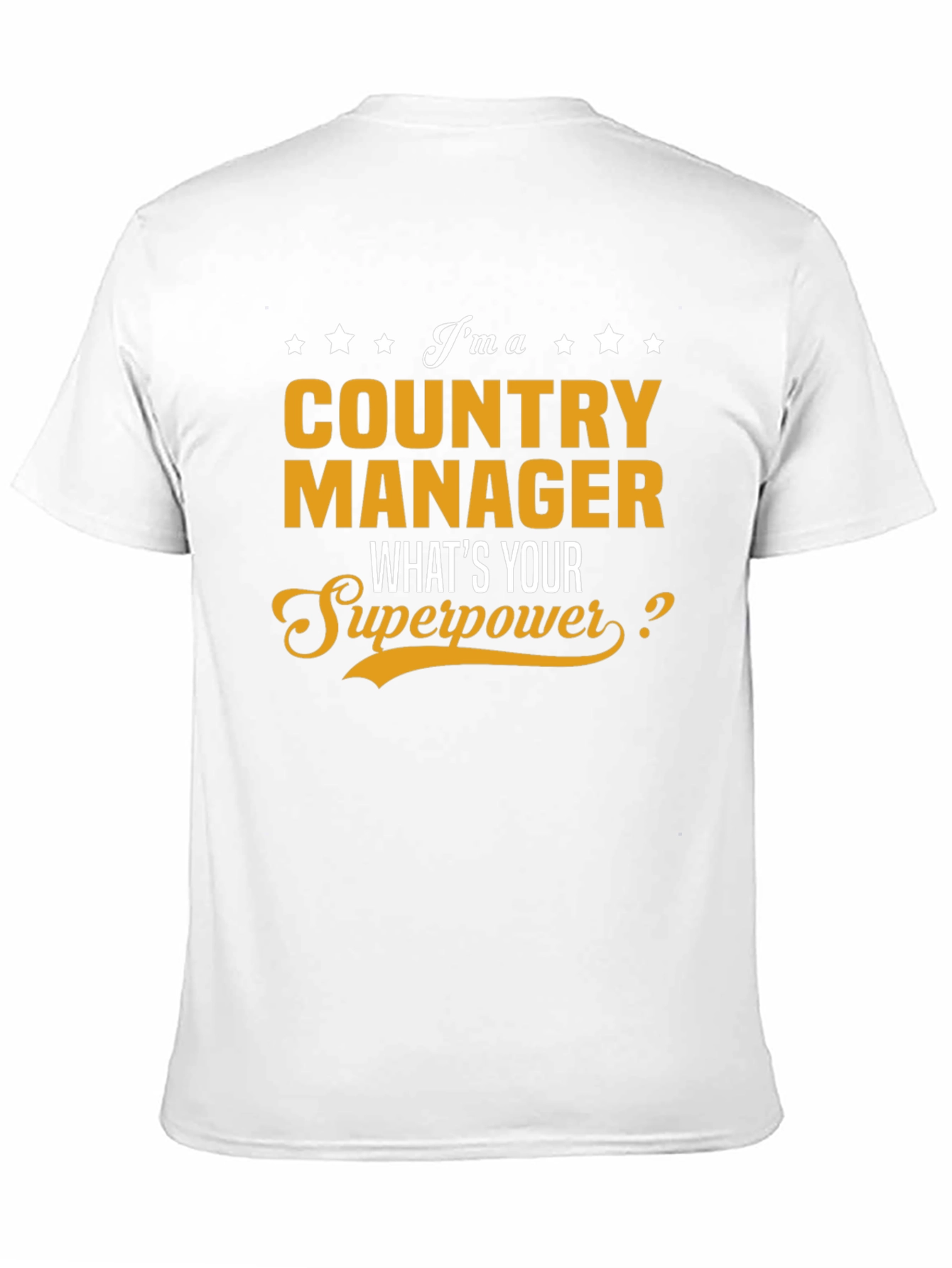 Country Manager Superpower Black T-Shirt