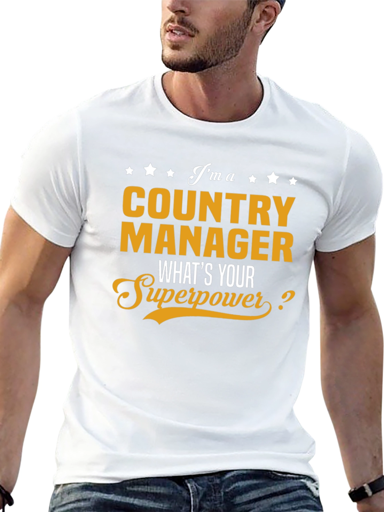 Country Manager Superpower Black T-Shirt