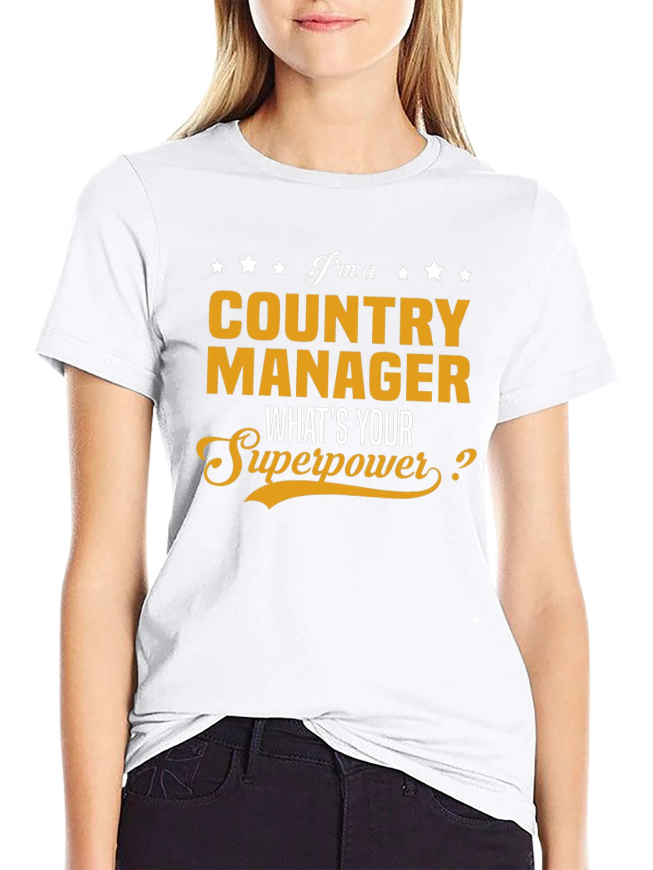 Country Manager Superpower Black T-Shirt