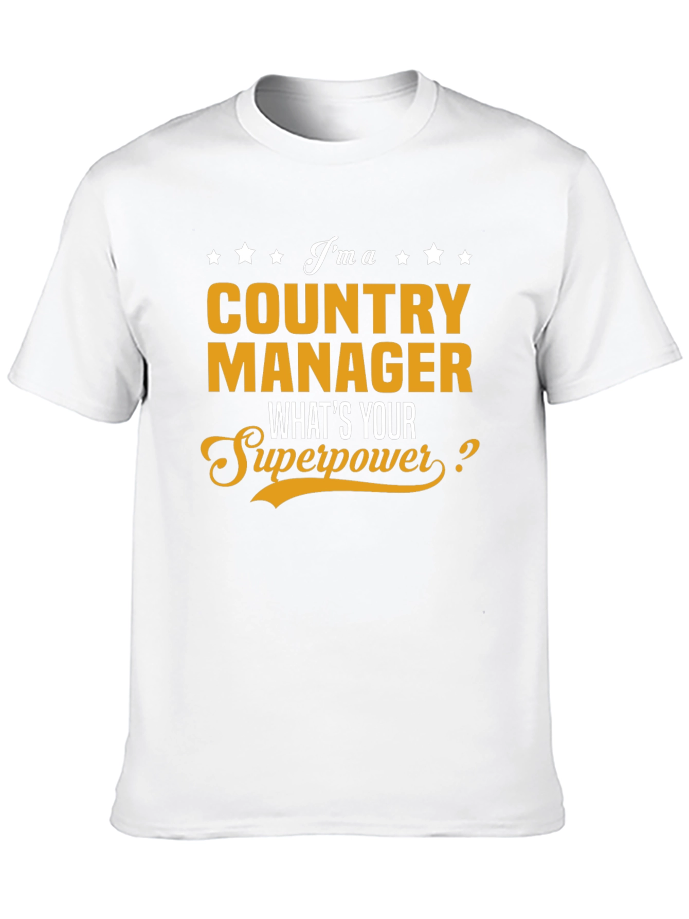 Country Manager Superpower Black T-Shirt