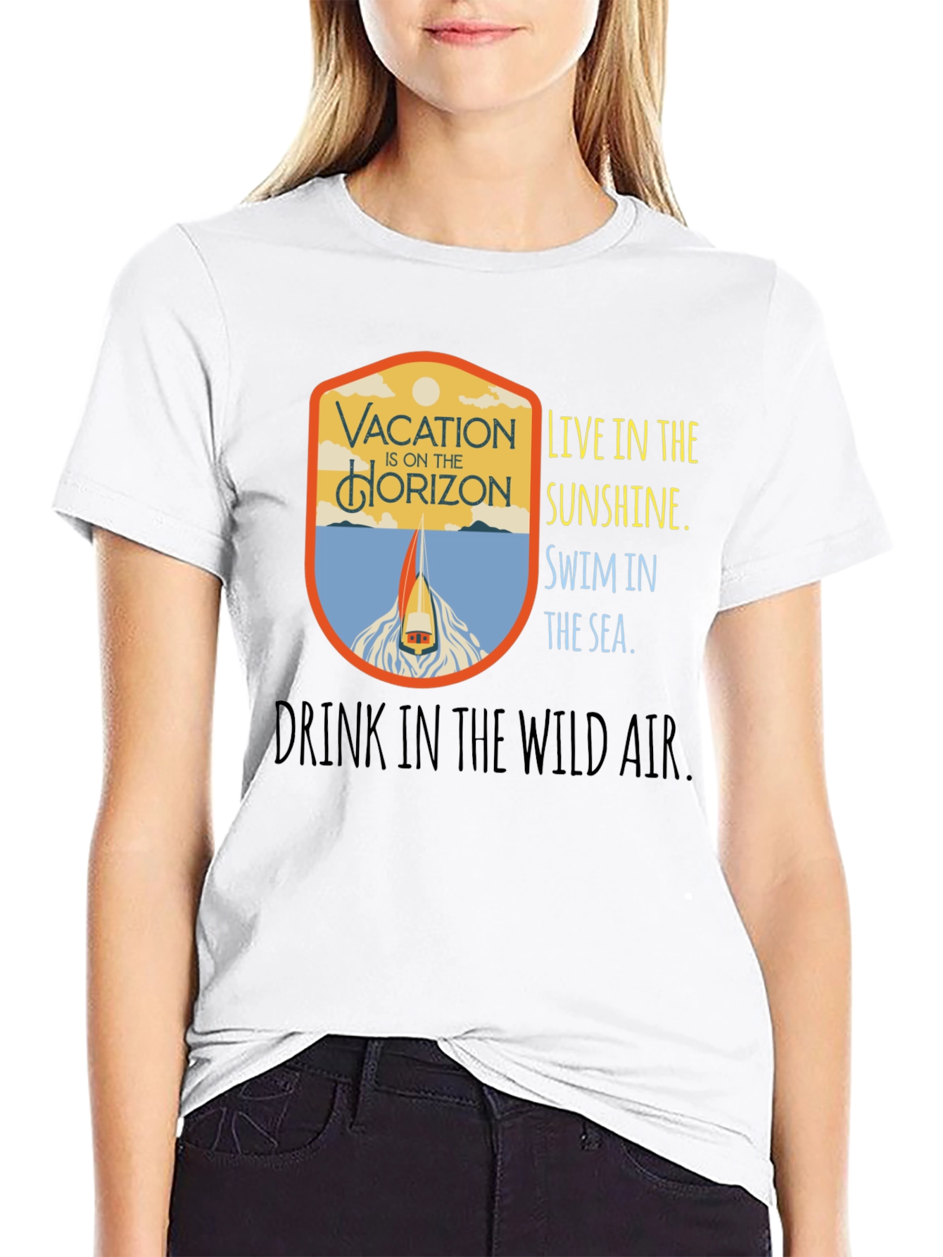 Vacation Horizon Graphic T-Shirt