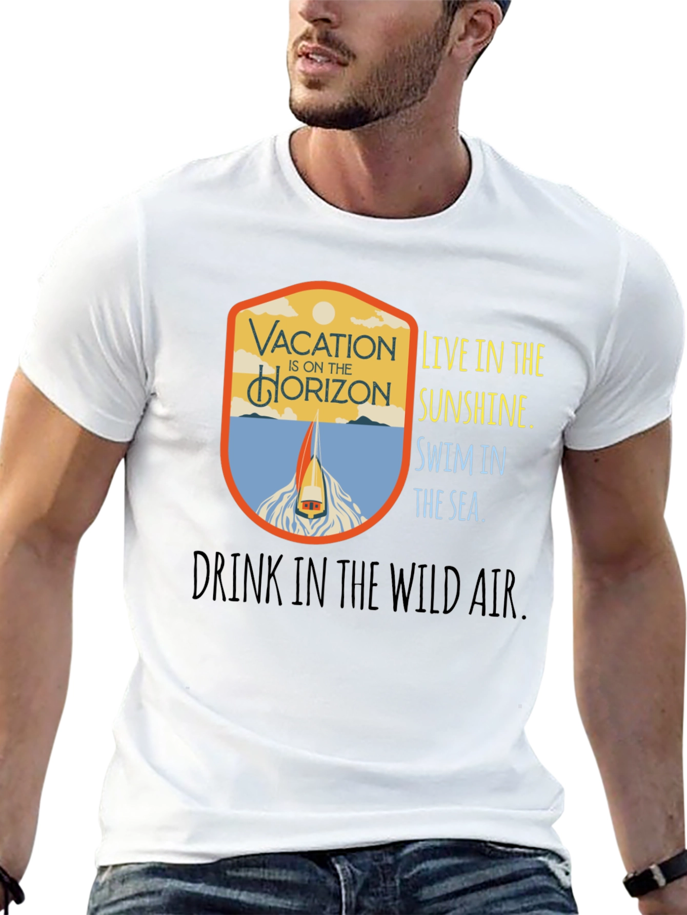 Vacation Horizon Graphic T-Shirt