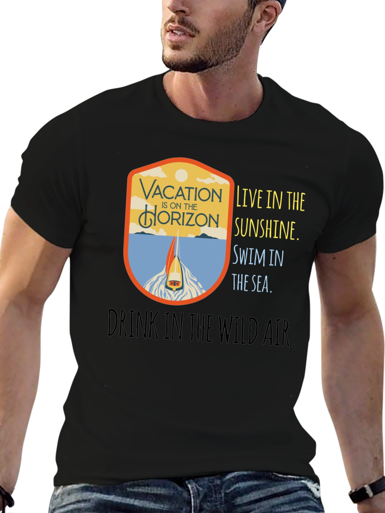 Vacation Horizon Graphic T-Shirt
