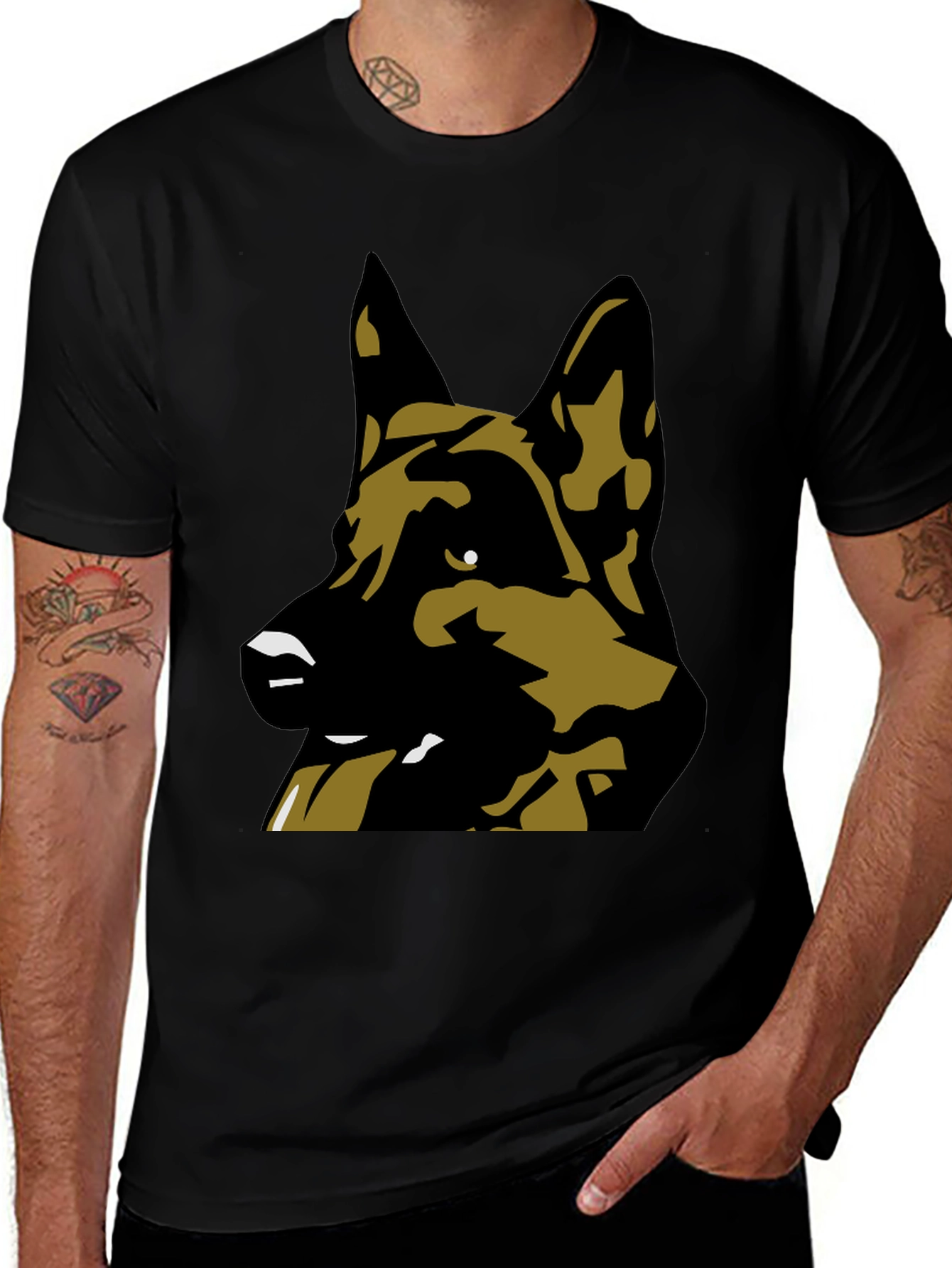 German Shepherd Graphic Tee