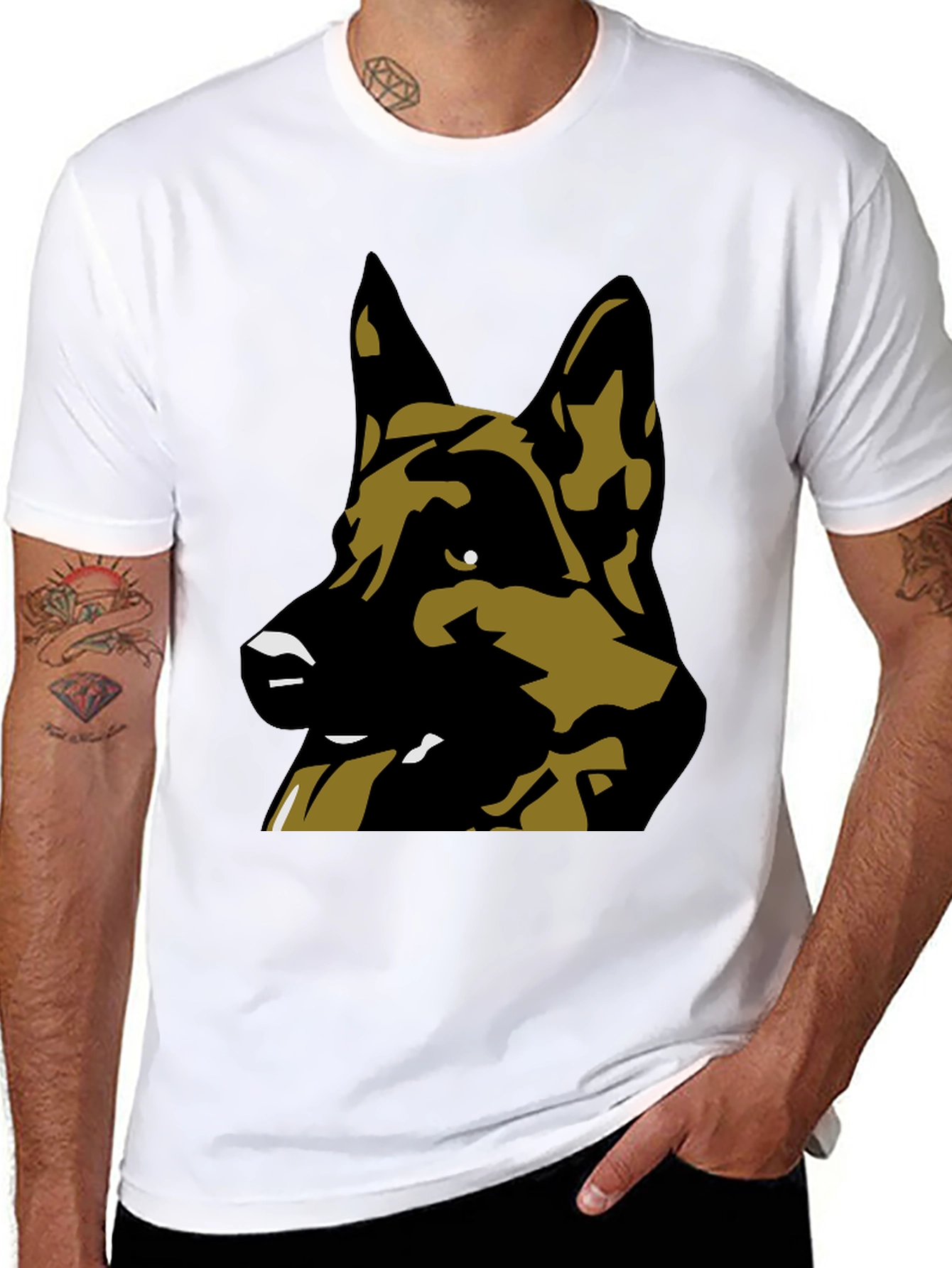 German Shepherd Graphic Tee