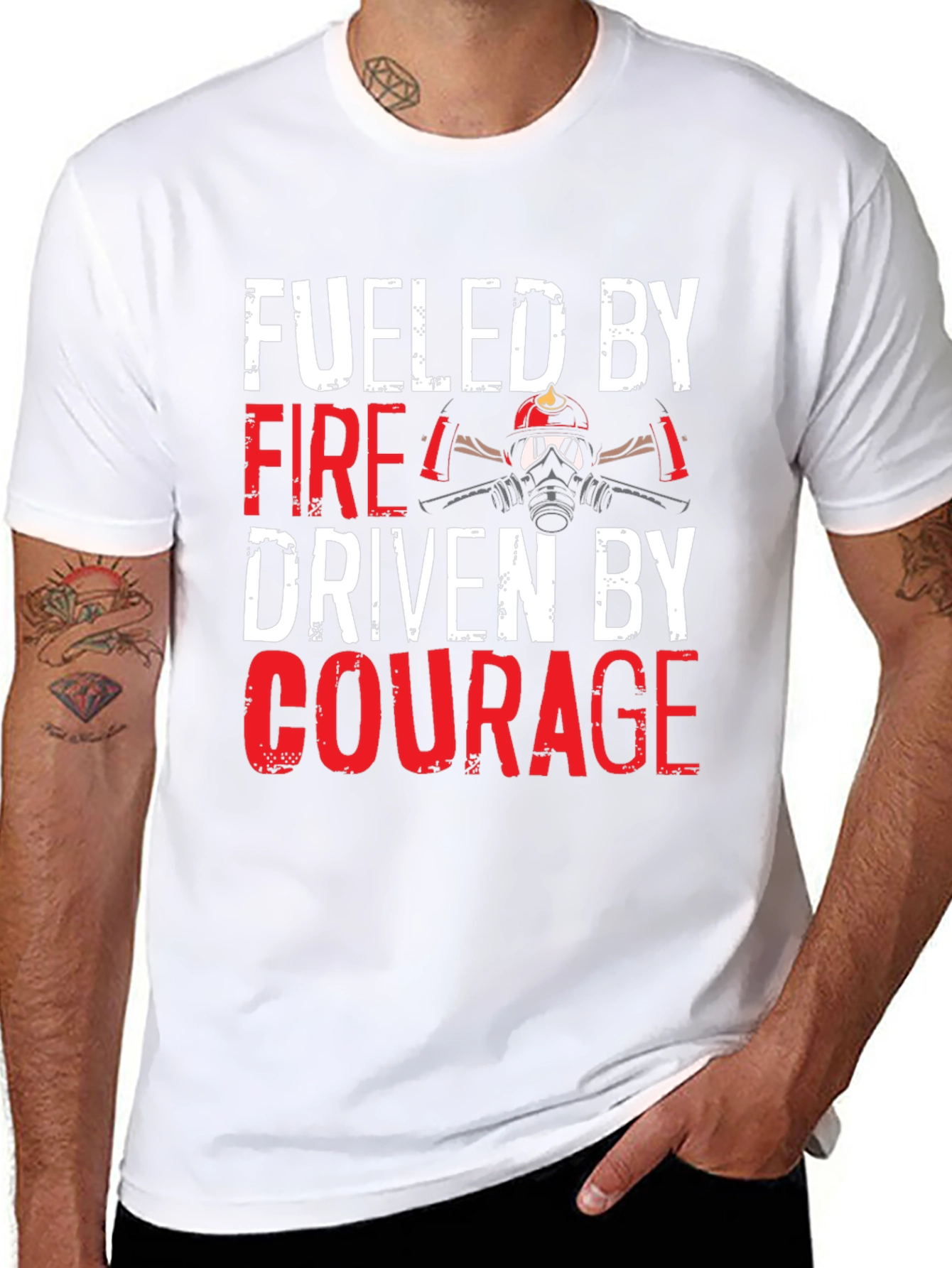 Fueled By Fire Driven By Courage T-Shirt