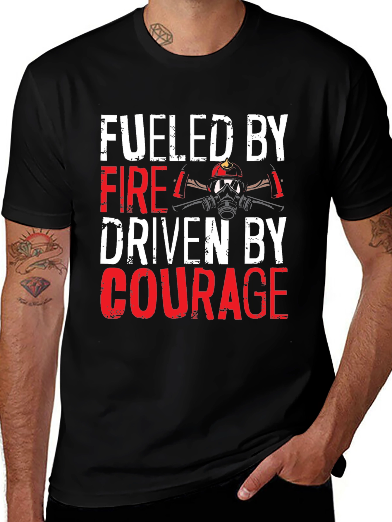 Fueled By Fire Driven By Courage T-Shirt