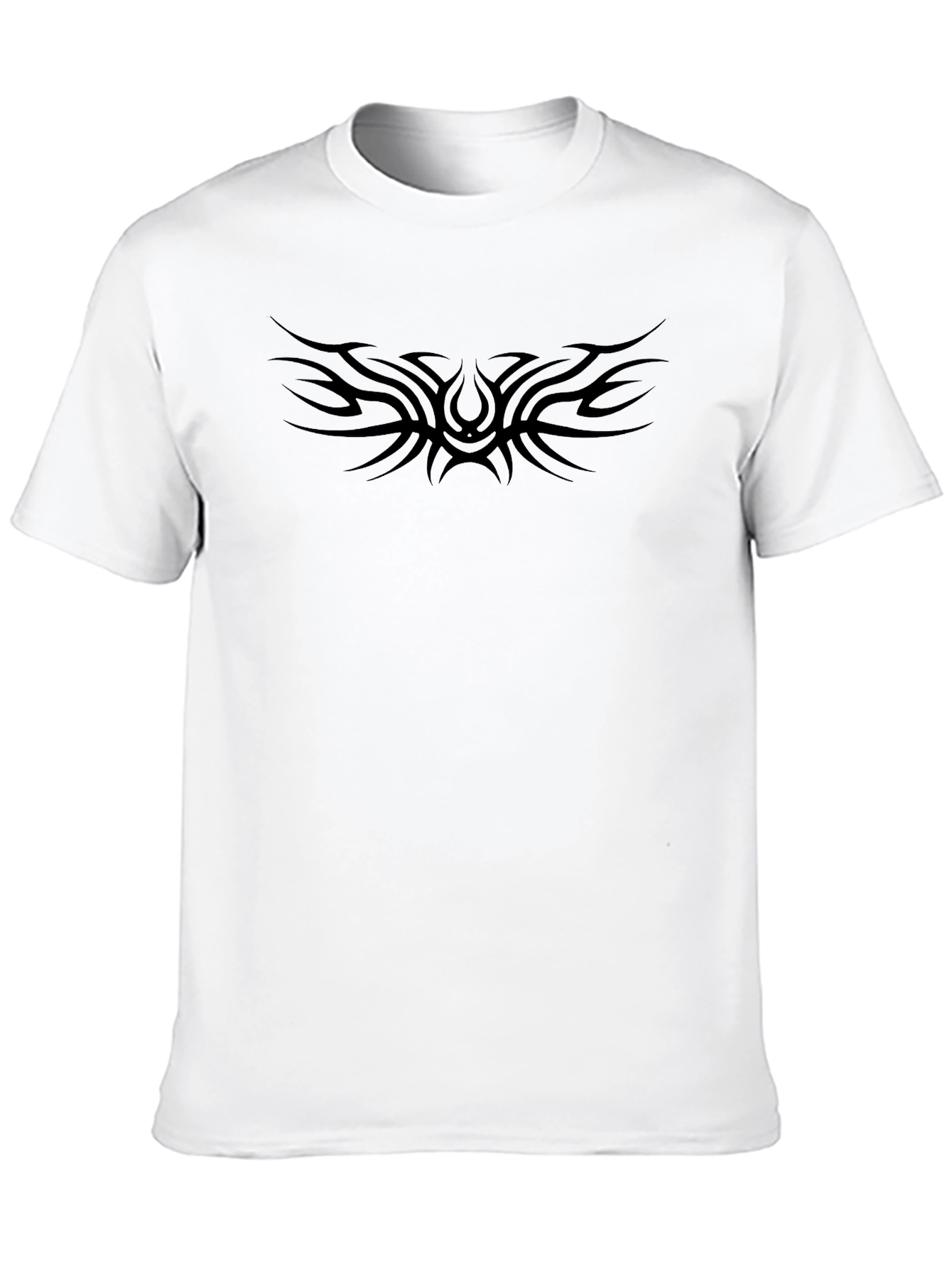 Mens Black Tribal Tattoo Graphic Tee