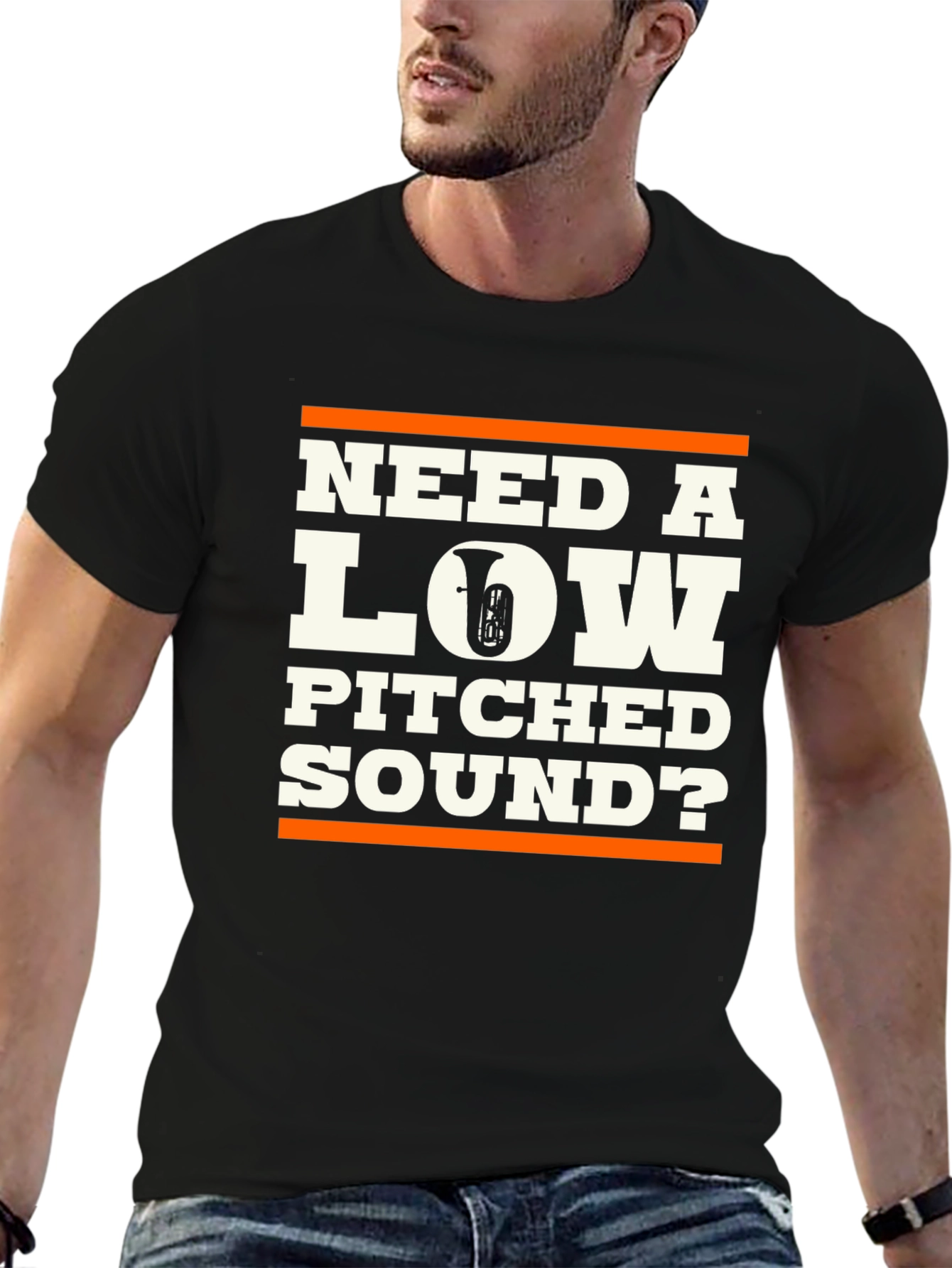 Need a Low Pitched Sound? Tuba Graphic T-Shirt