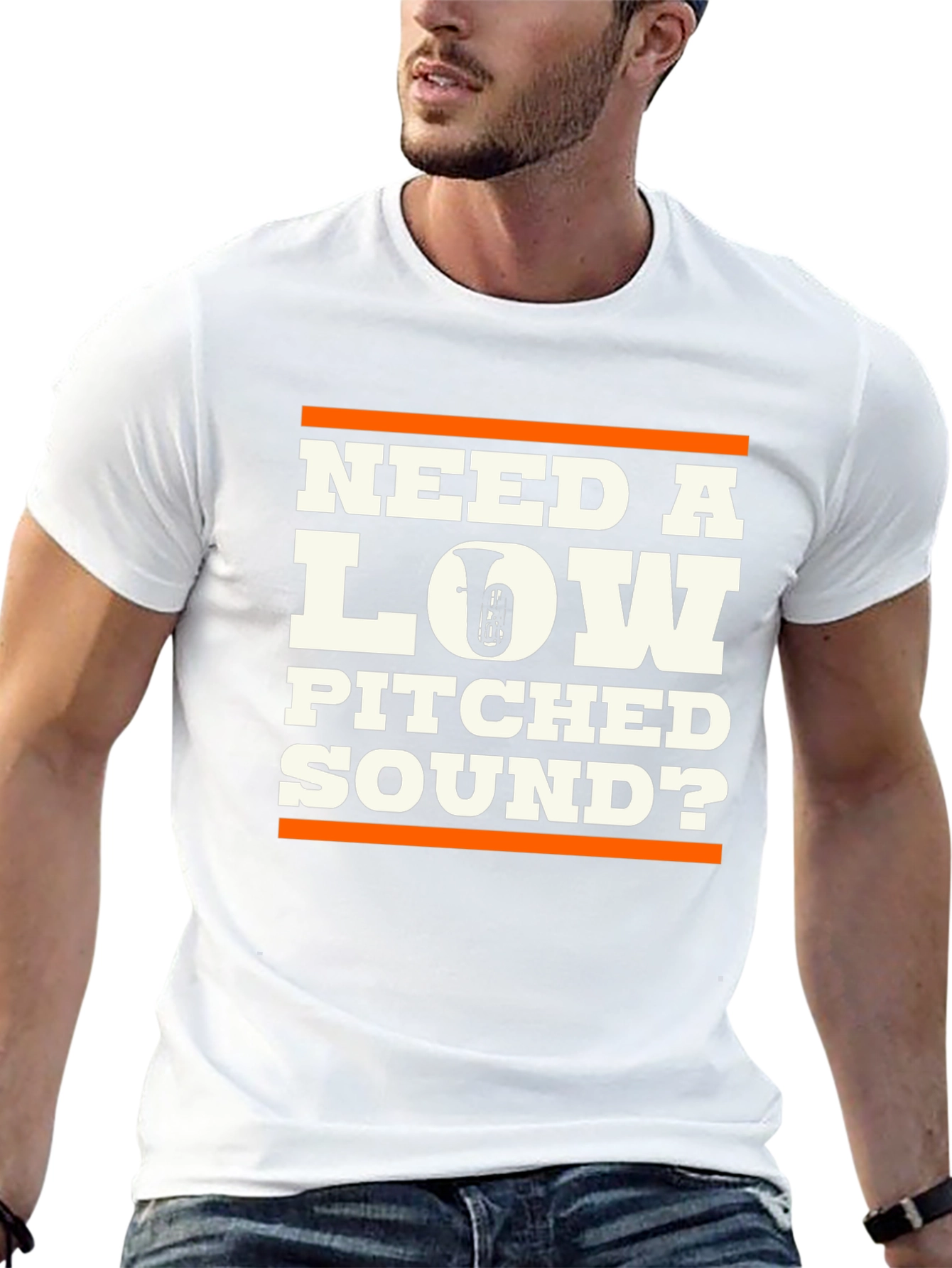 Need a Low Pitched Sound? Tuba Graphic T-Shirt