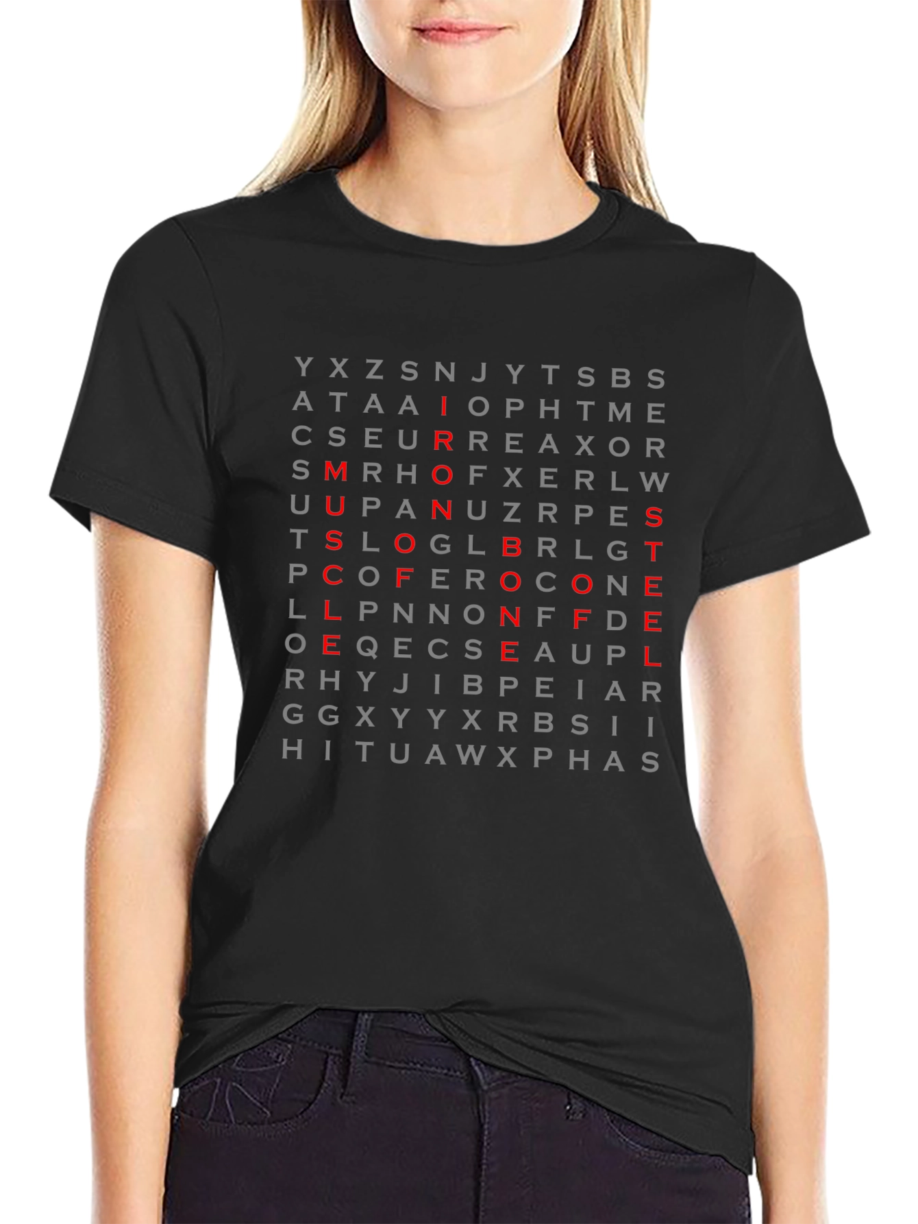 Word Search T-Shirt - Secret Message Design