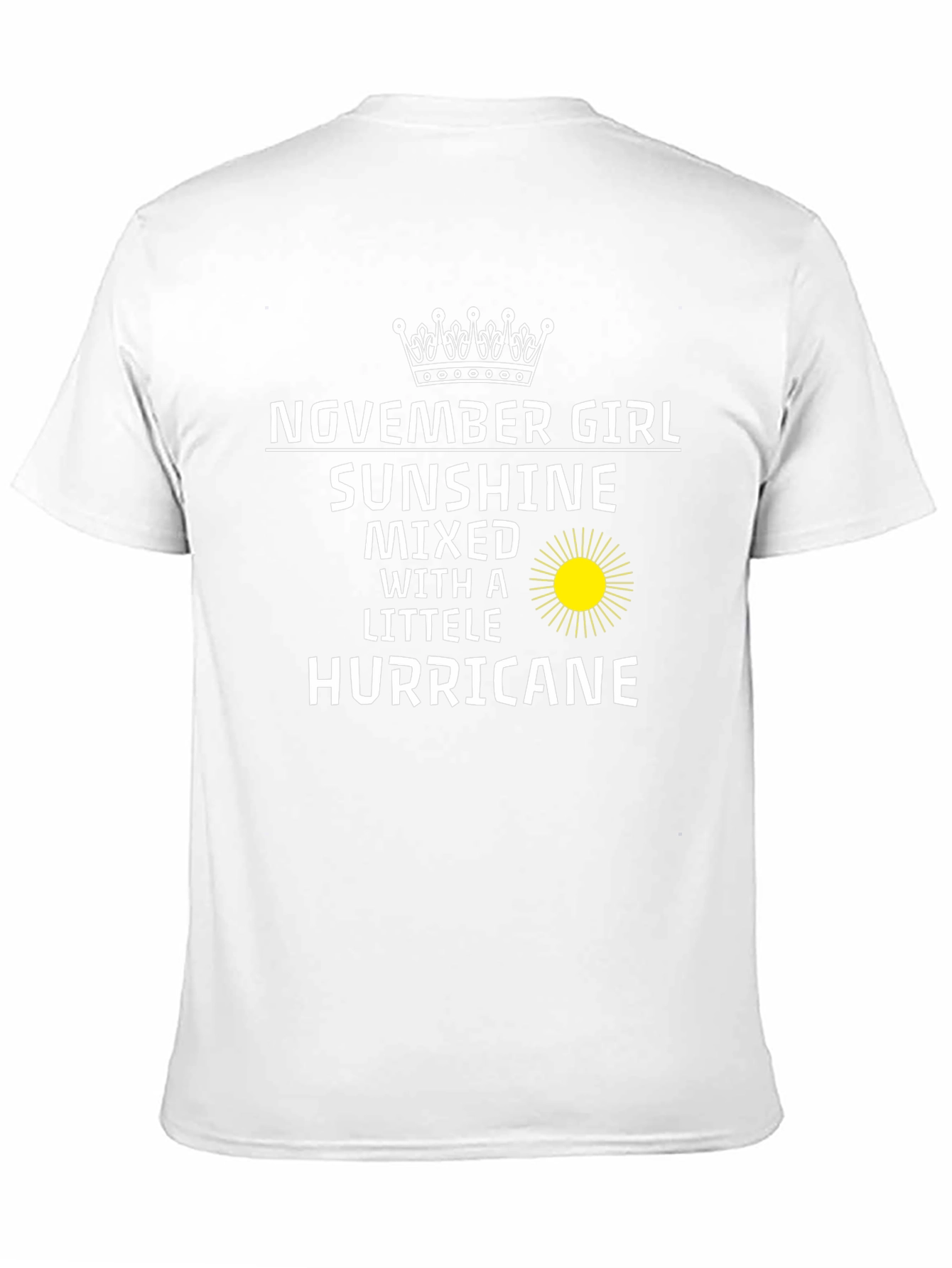November Girl Sunshine Hurricane Graphic Tee