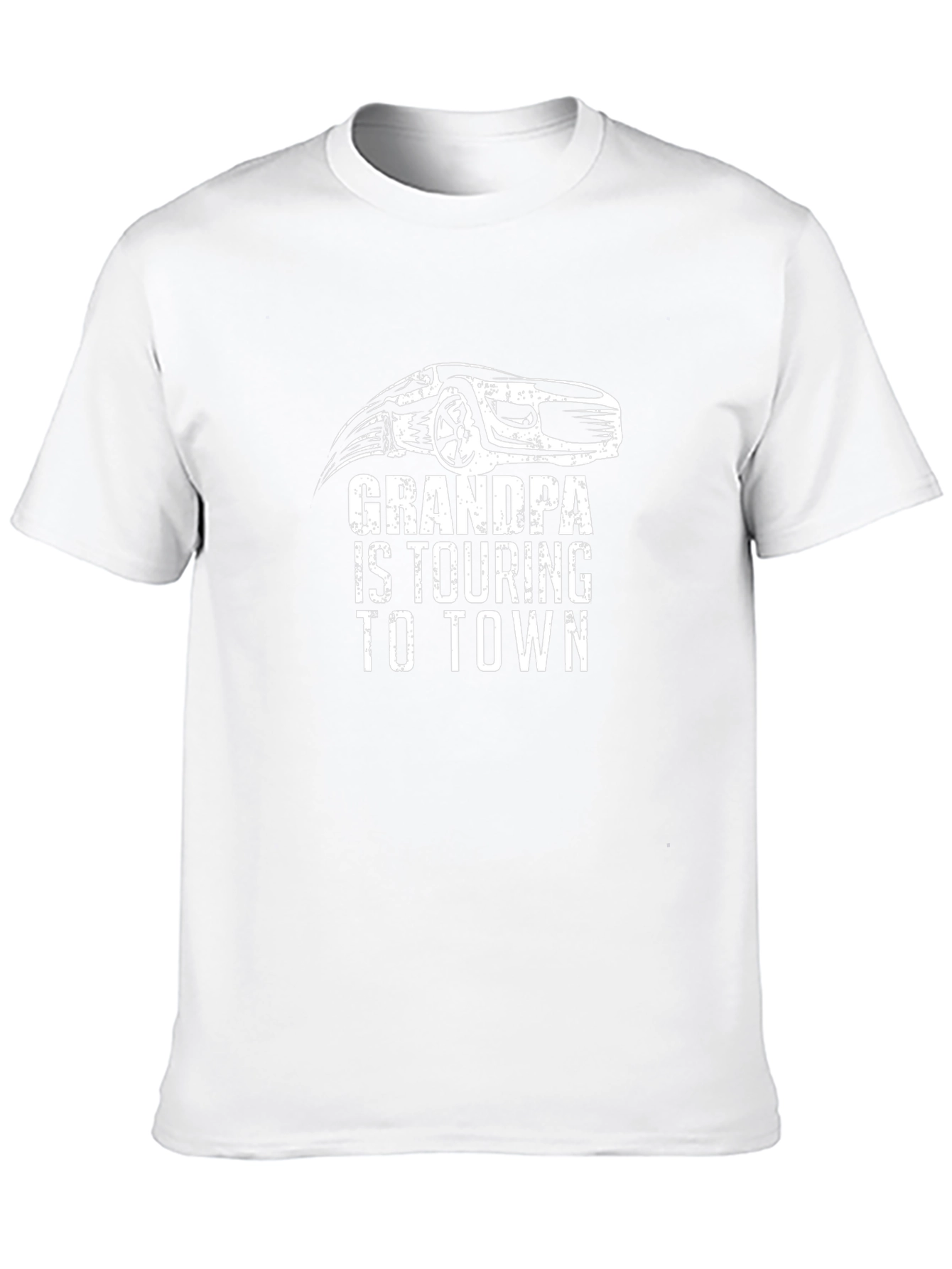 Grandpa Touring to Town Car Graphic Tee - Black