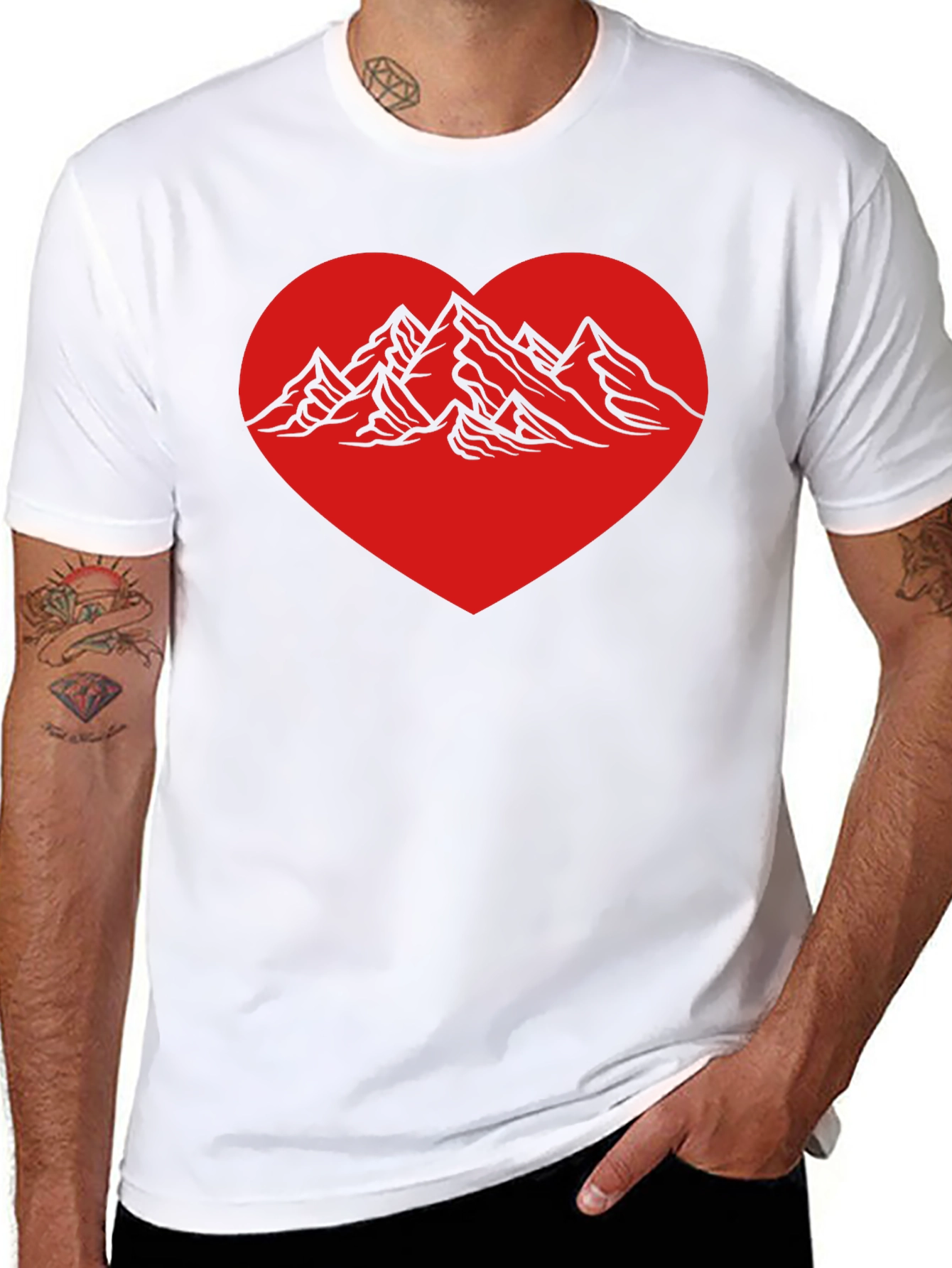 Mountain Heart Tee - Adventure Apparel