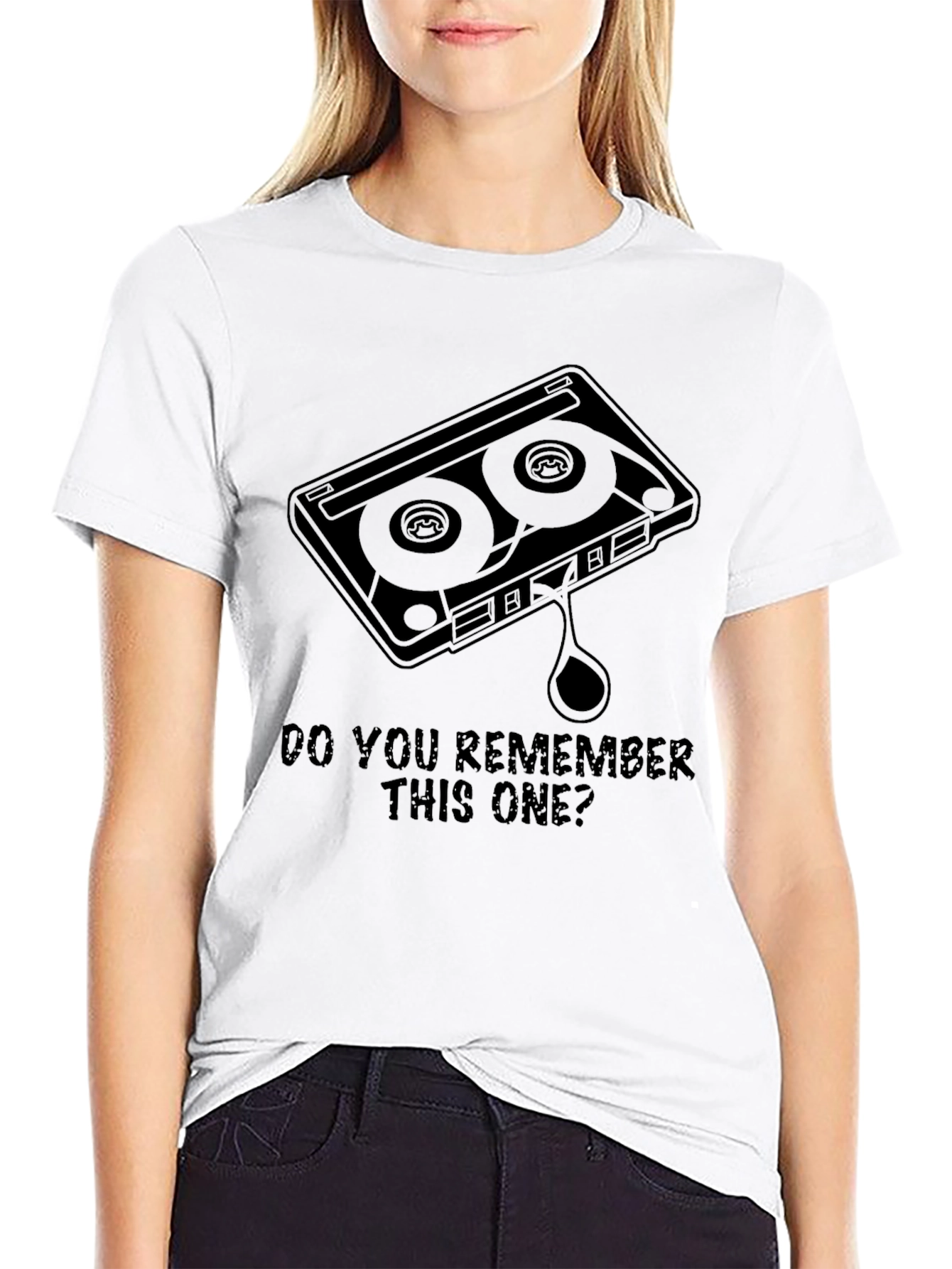 Retro Cassette Tape Graphic T-Shirt