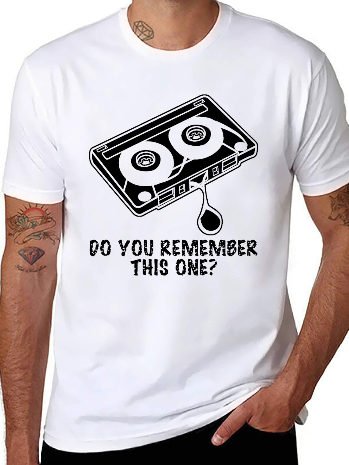 Retro Cassette Tape Graphic T-Shirt