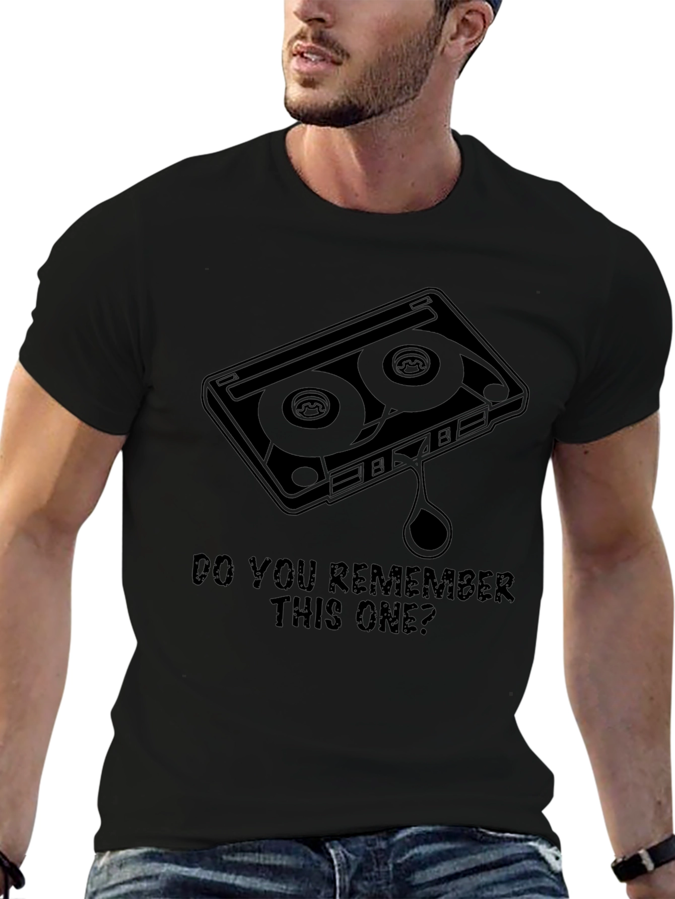 Retro Cassette Tape Graphic T-Shirt