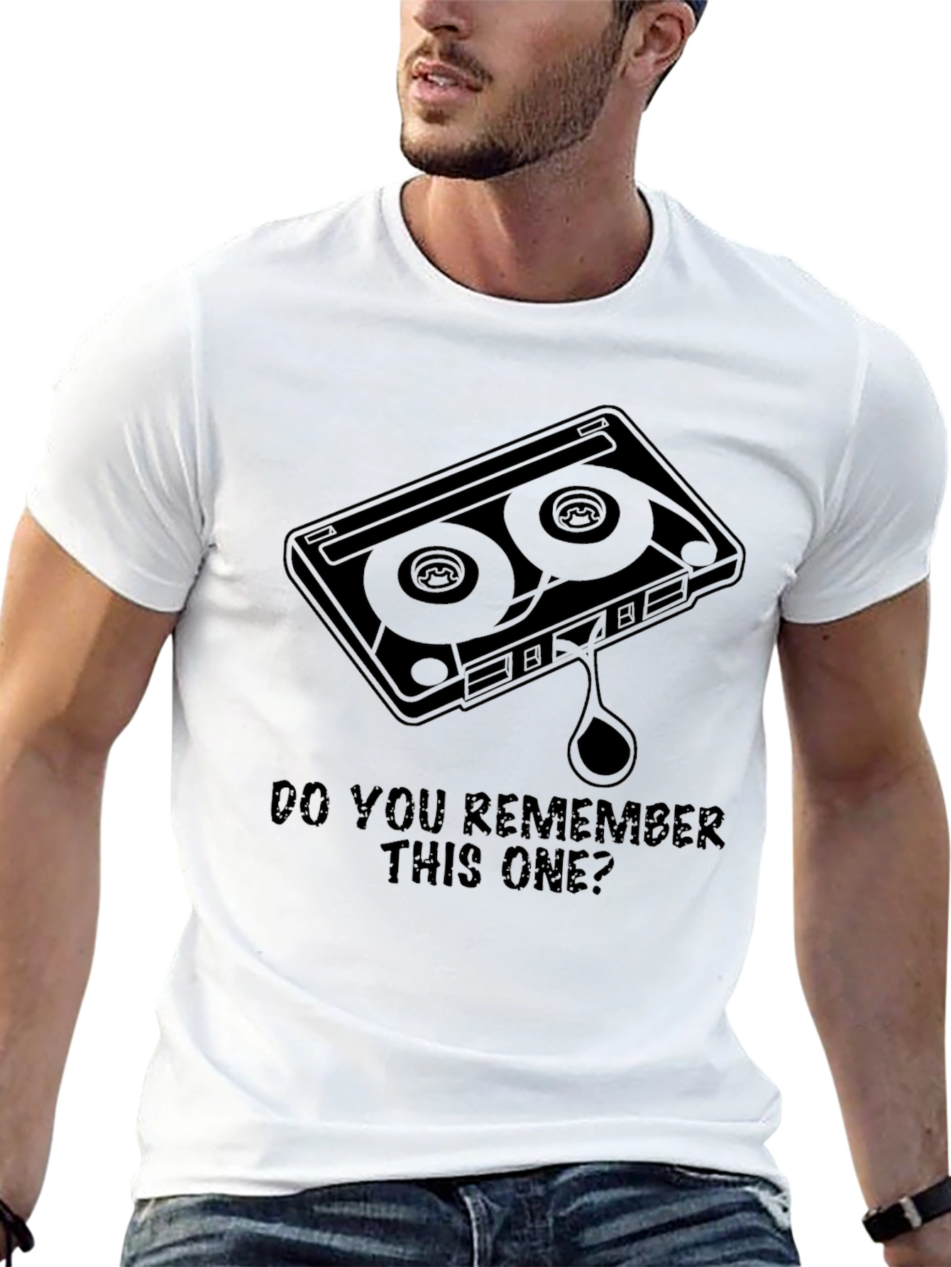 Retro Cassette Tape Graphic T-Shirt