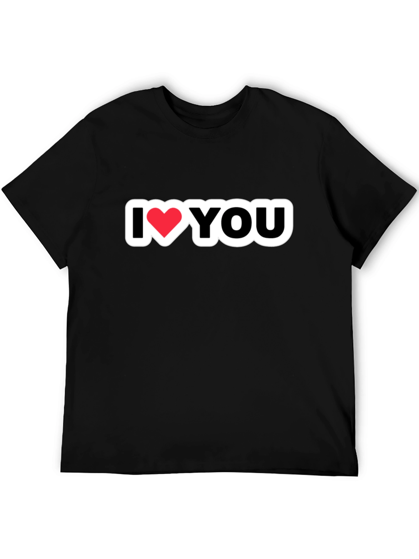 I Heart You Black T-Shirt - Trendy Graphic Tee