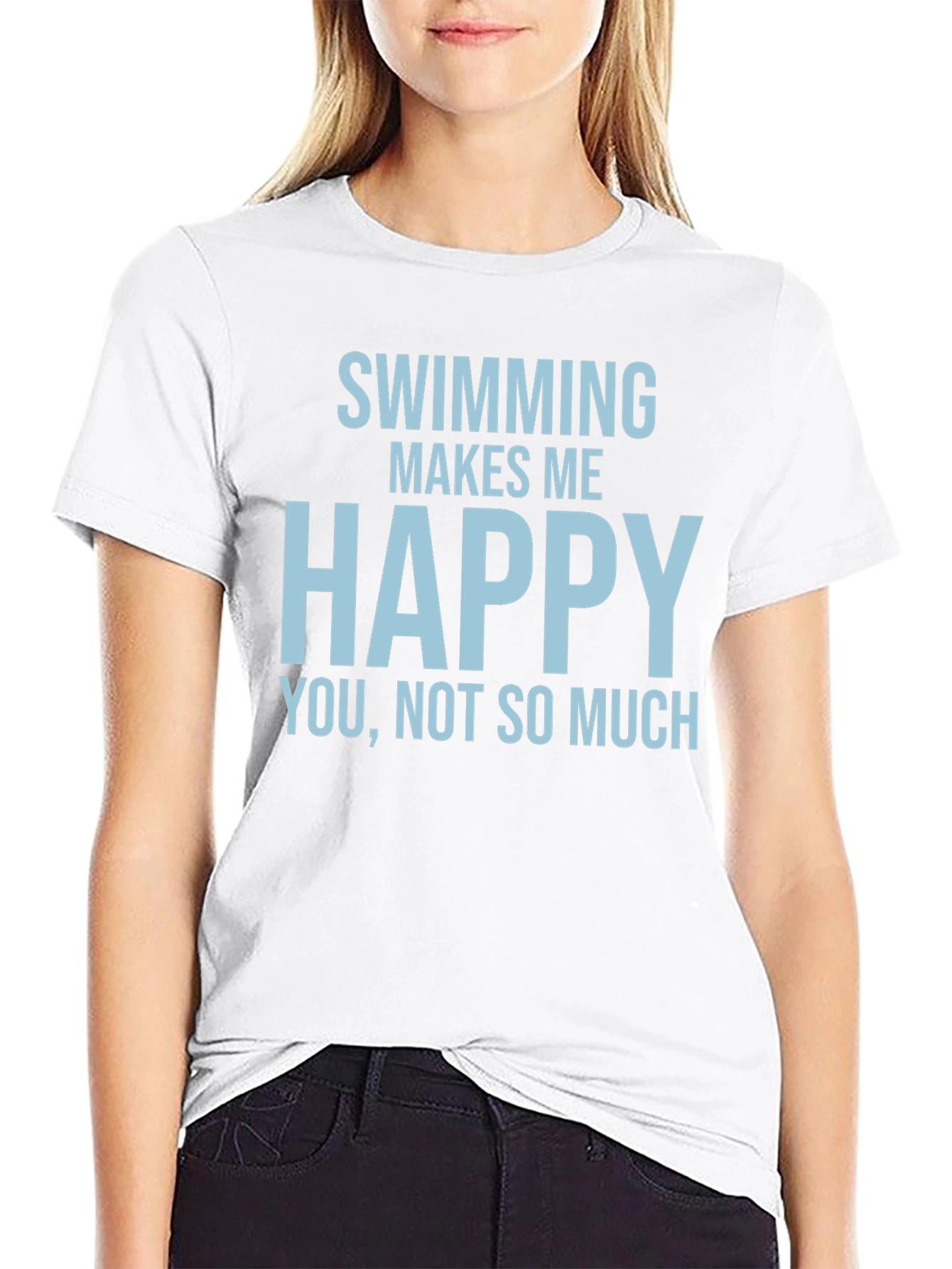 Swimming Makes Me Happy T-Shirt