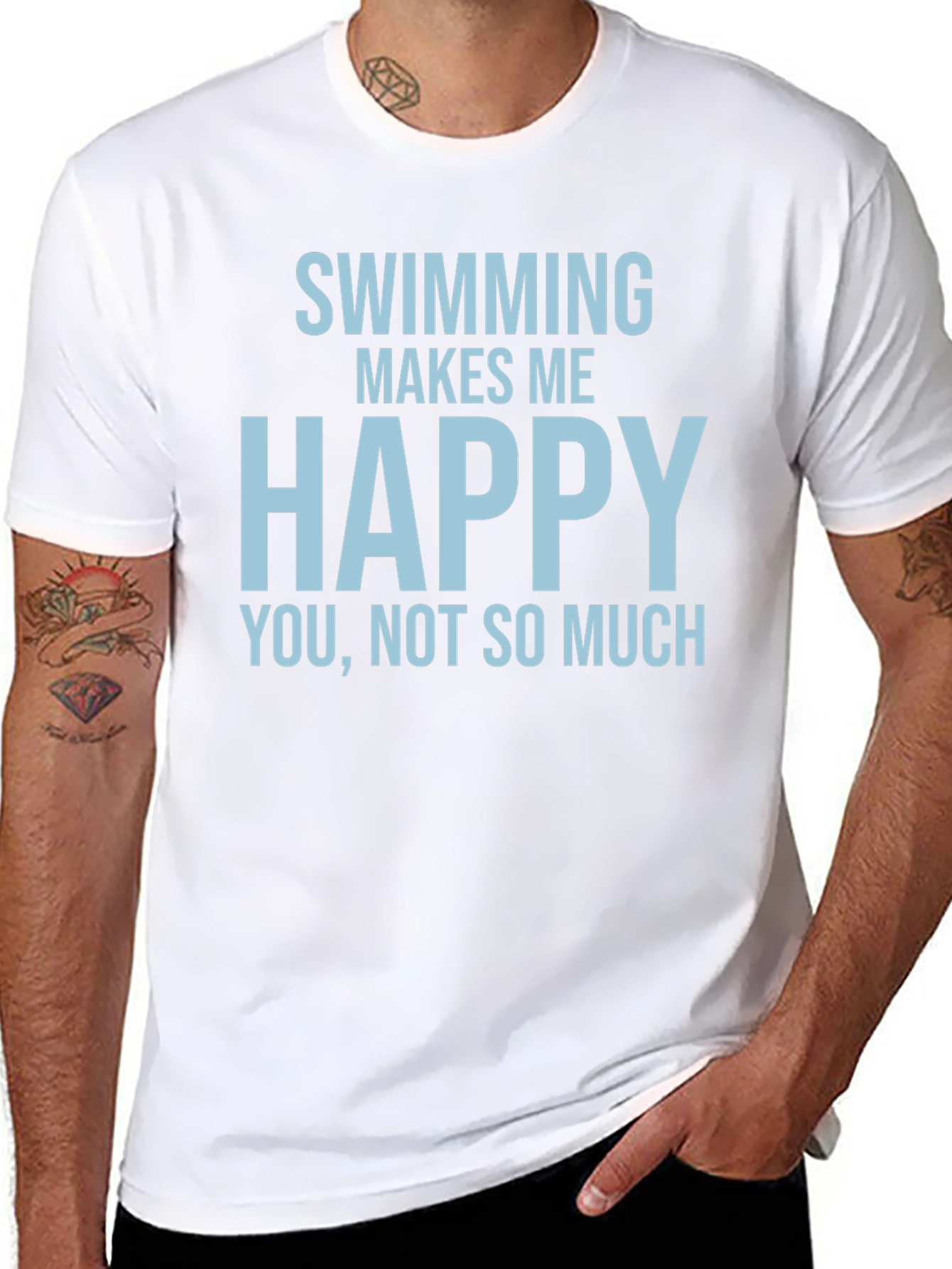 Swimming Makes Me Happy T-Shirt
