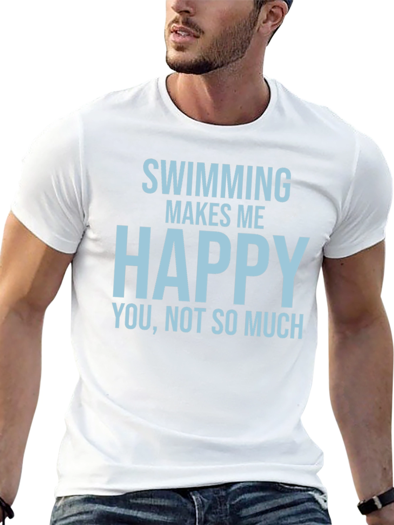 Swimming Makes Me Happy T-Shirt