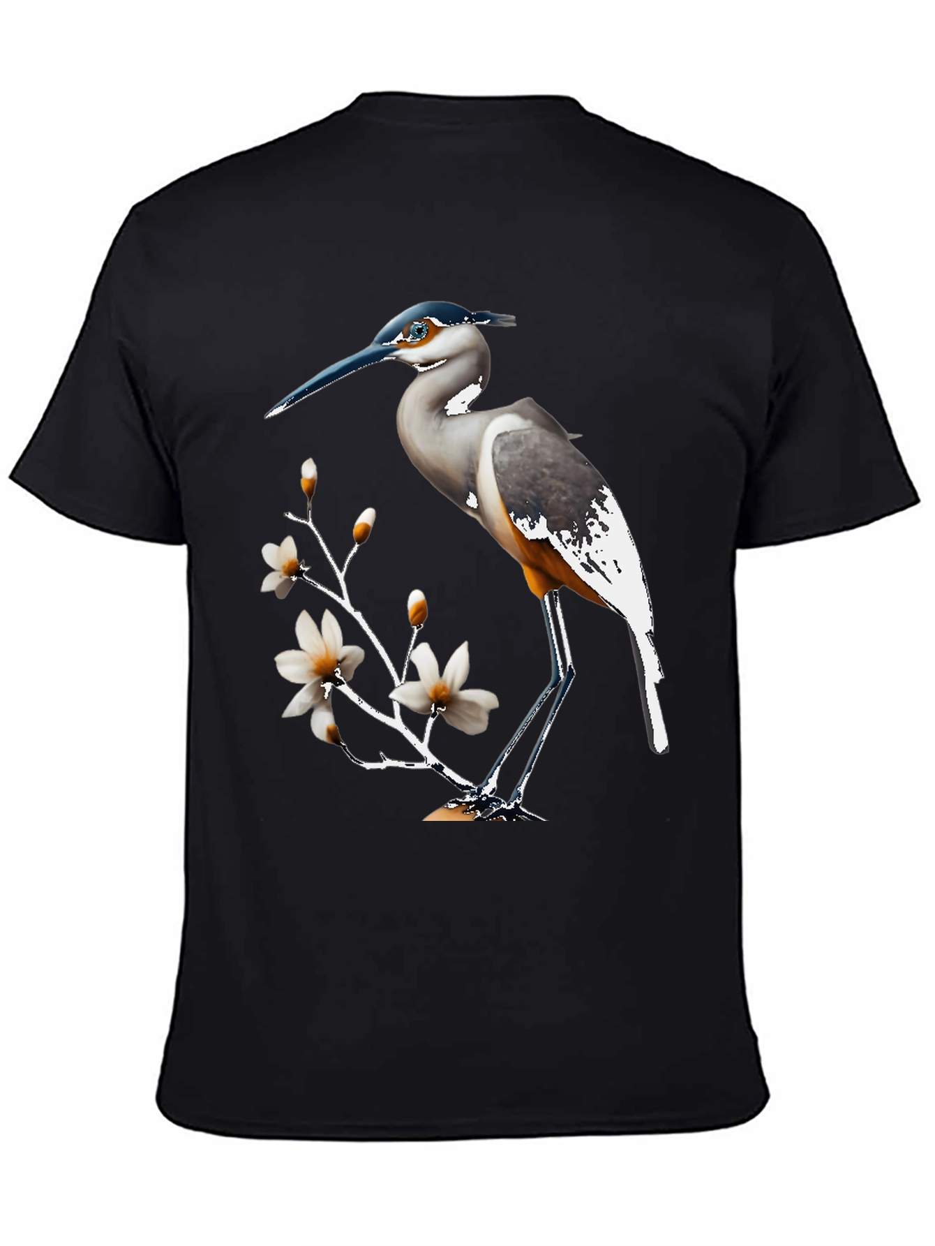 Heron & Magnolia Graphic T-Shirt - Classic Style