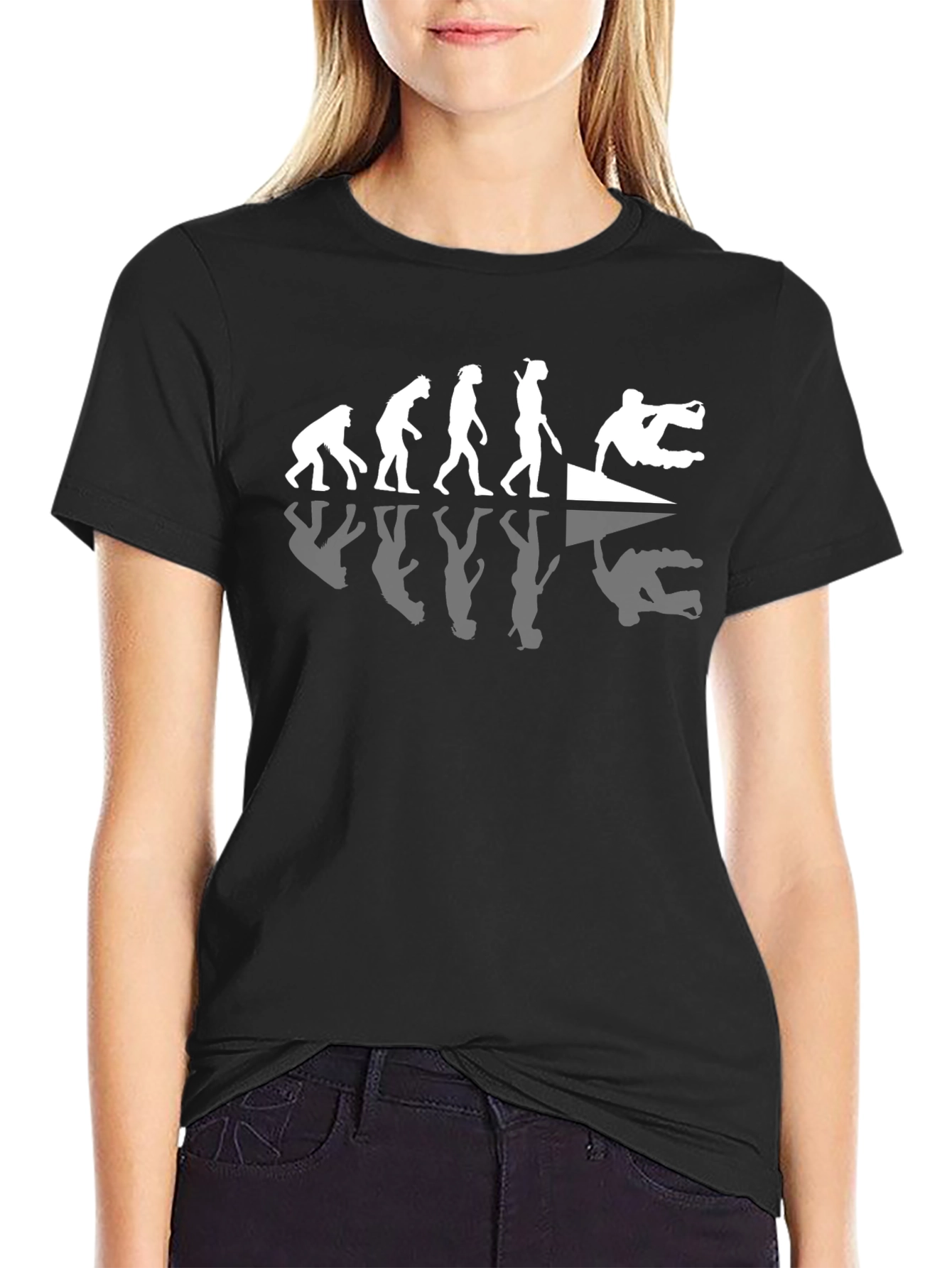 Evolution of Parkour Black T-Shirt
