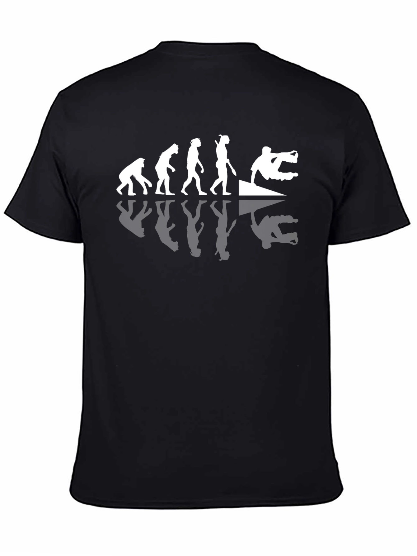 Evolution of Parkour Black T-Shirt
