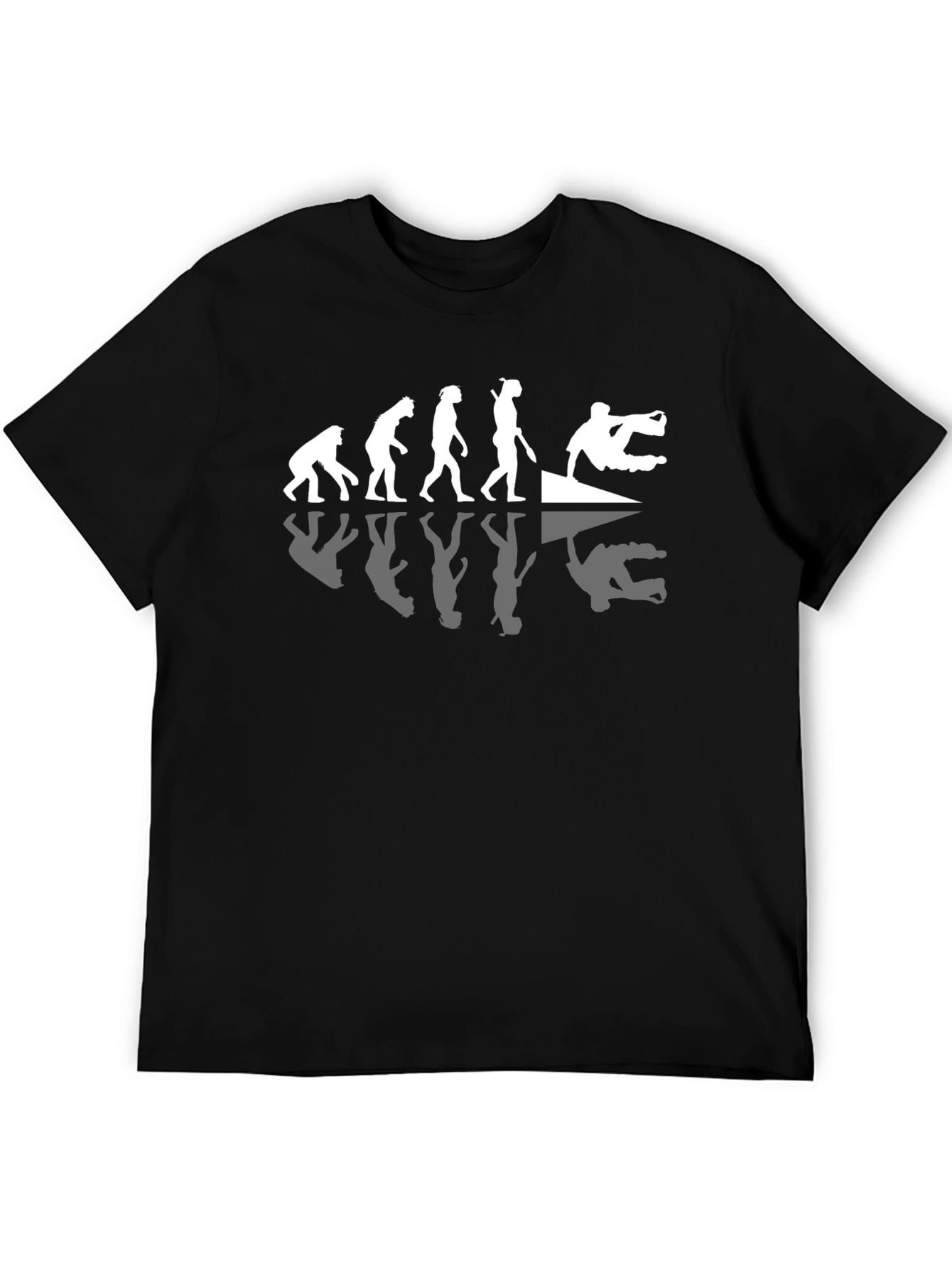 Evolution of Parkour Black T-Shirt