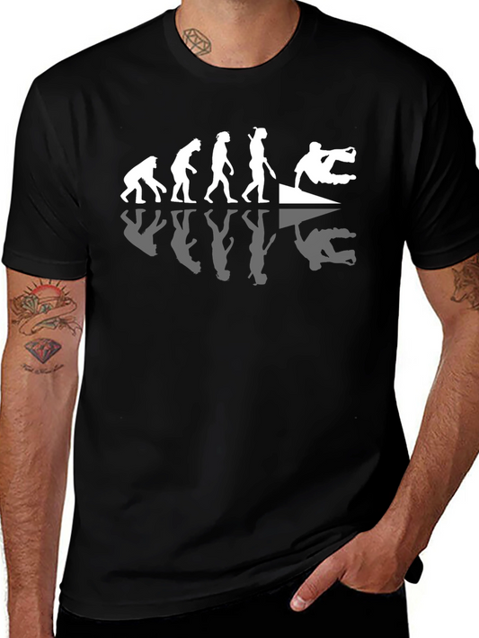 Evolution of Parkour Black T-Shirt
