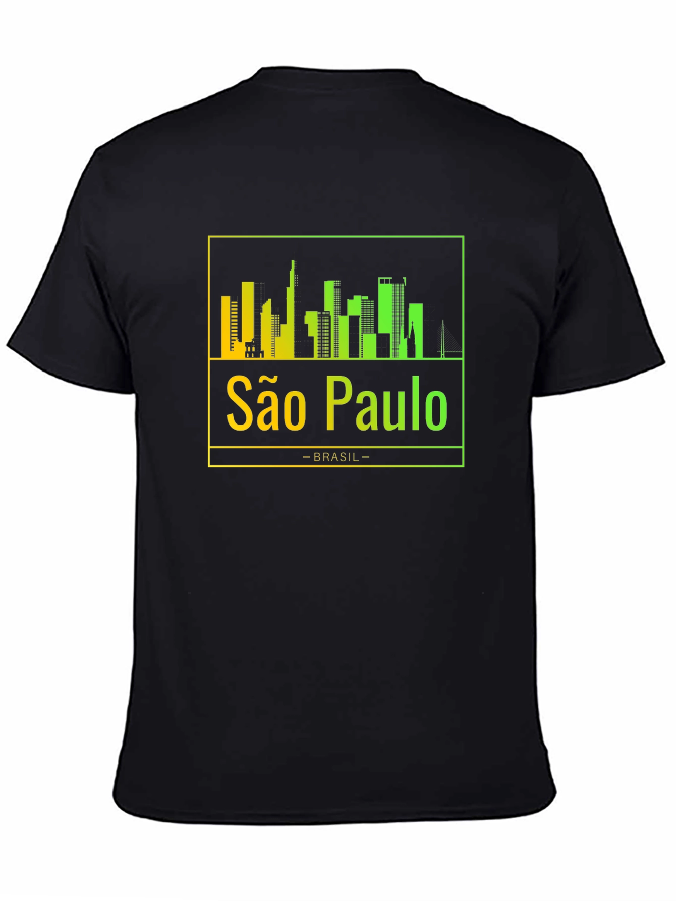 São Paulo Skyline T-Shirt - Brazil Cityscape Tee