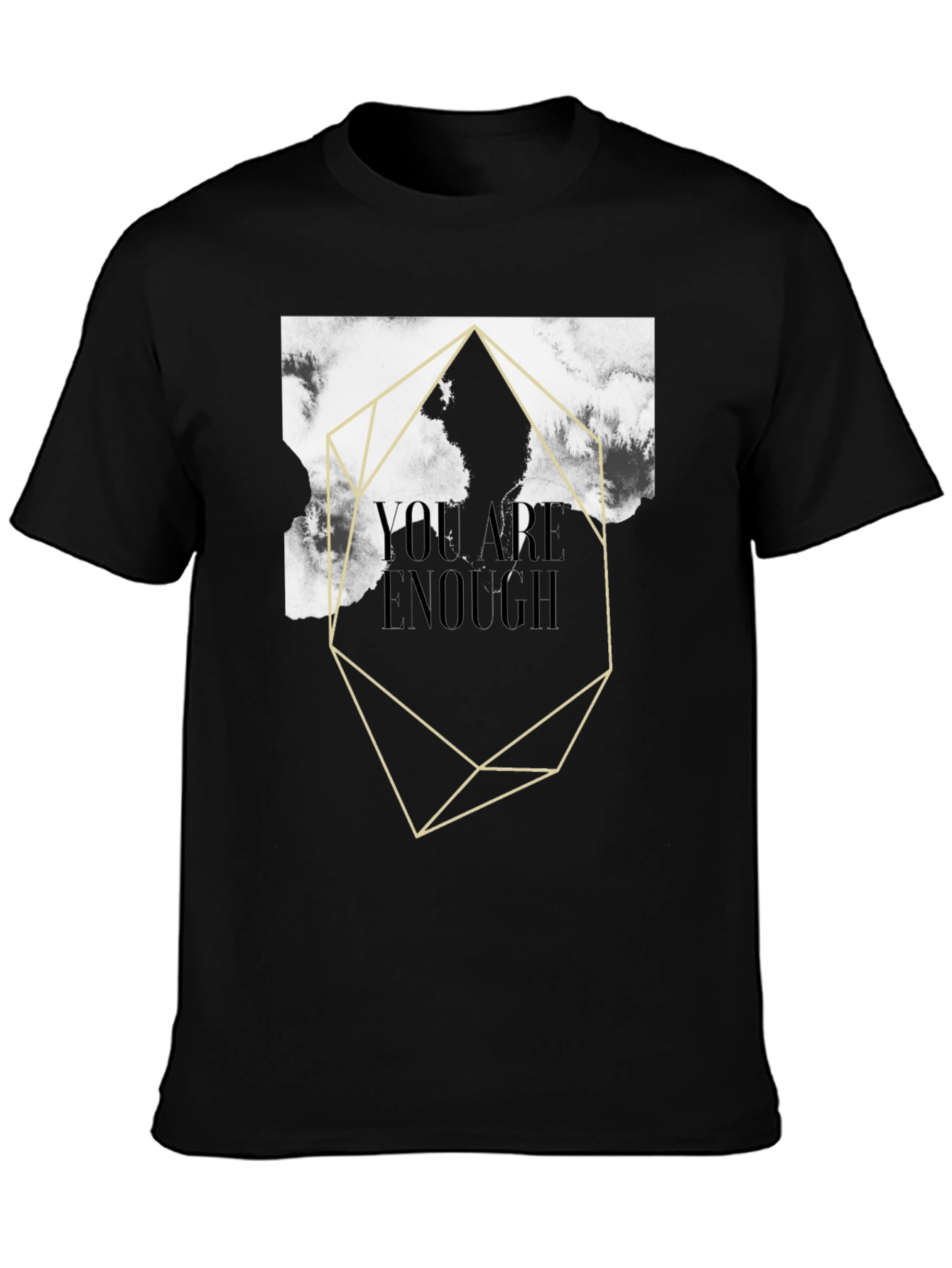 Geometric You Are Enough Graphic Tee