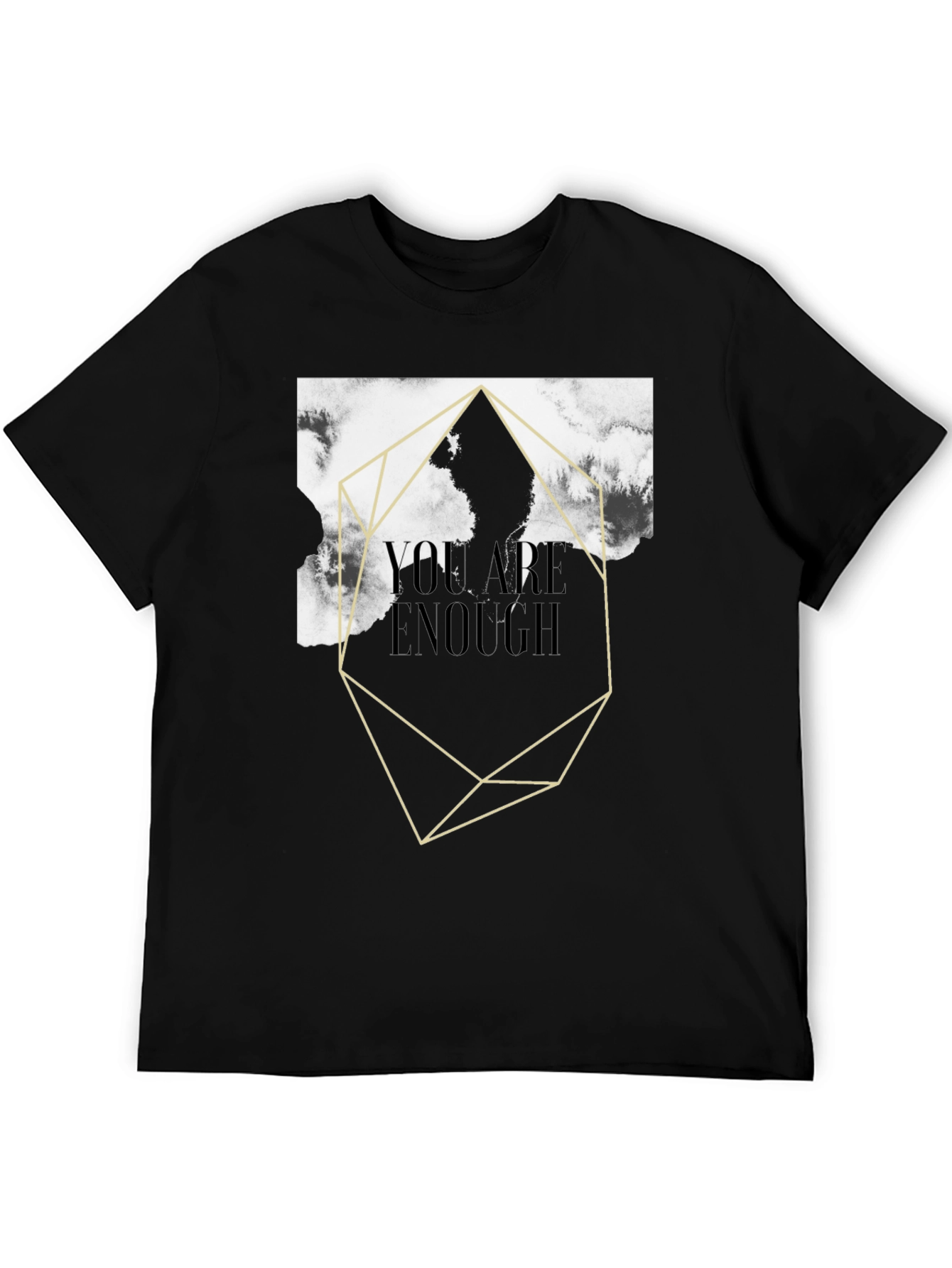Geometric You Are Enough Graphic Tee