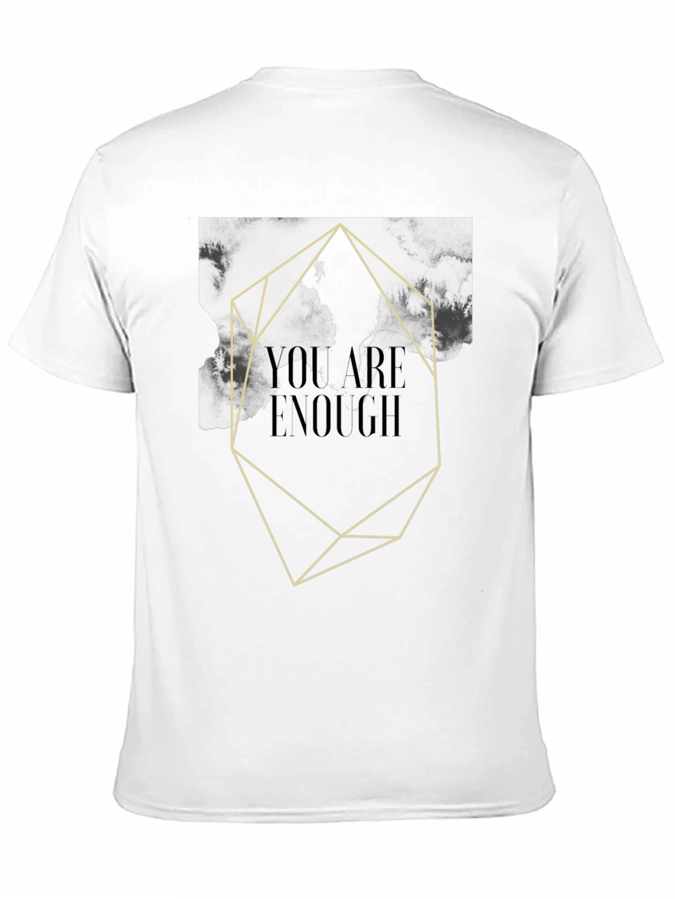 Geometric You Are Enough Graphic Tee