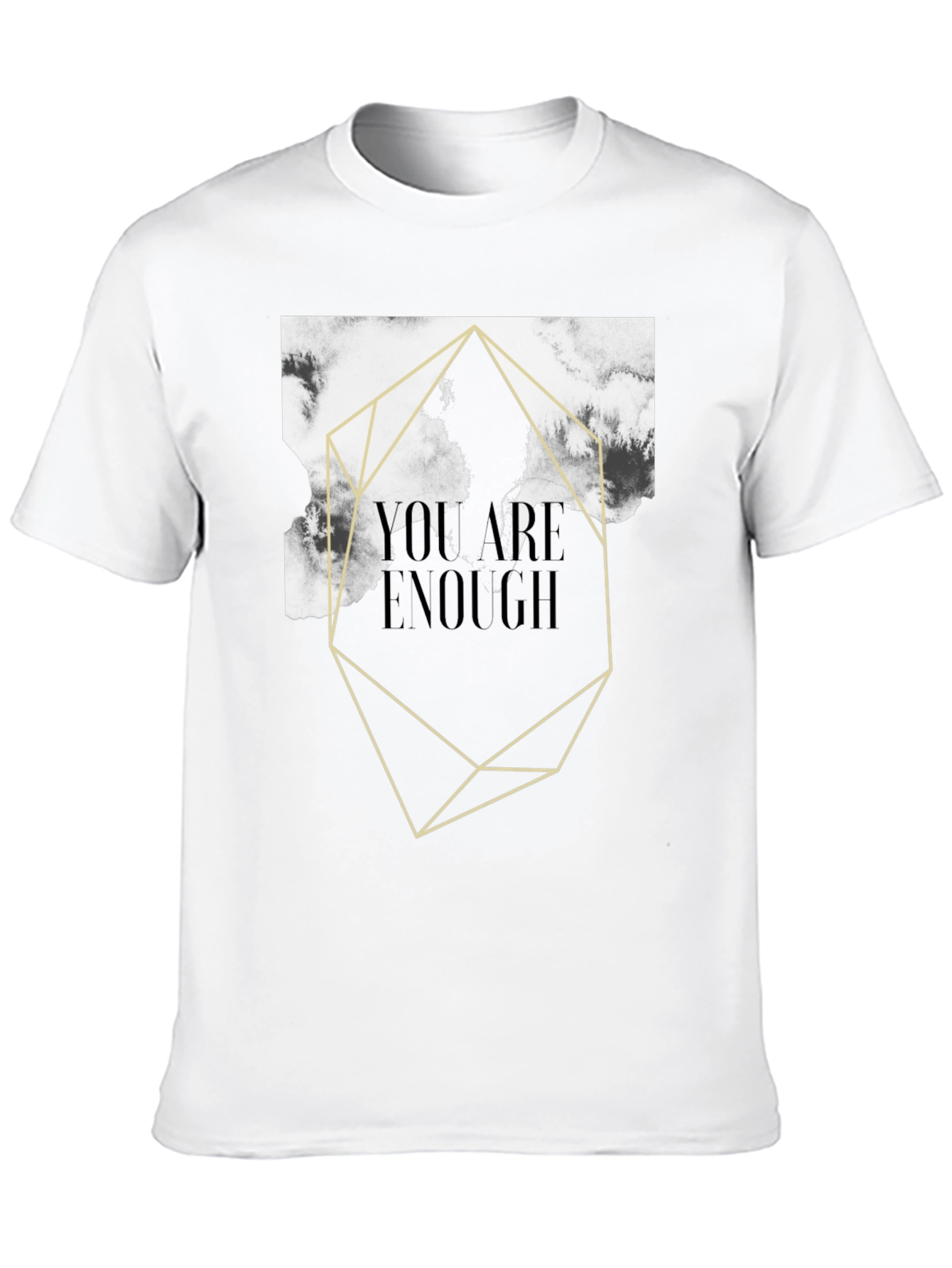Geometric You Are Enough Graphic Tee