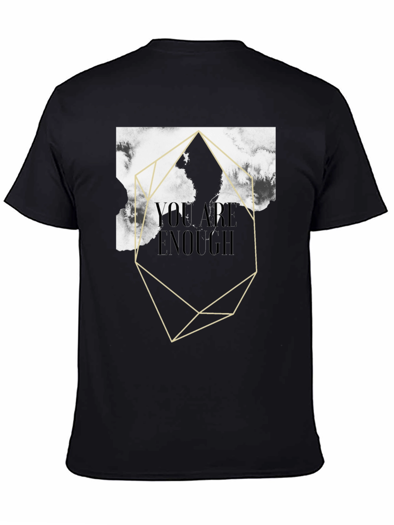 Geometric You Are Enough Graphic Tee